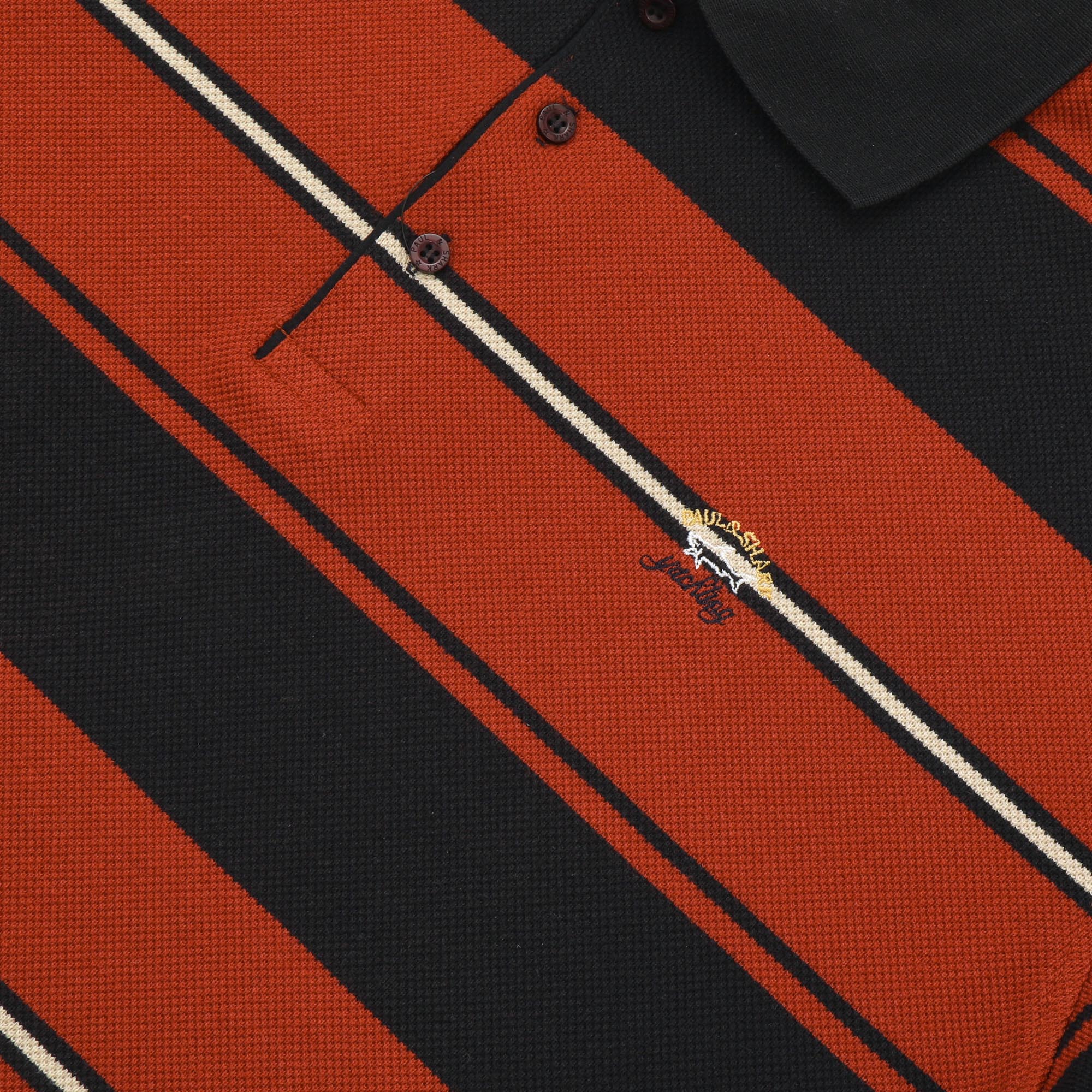 Striped LS Polo