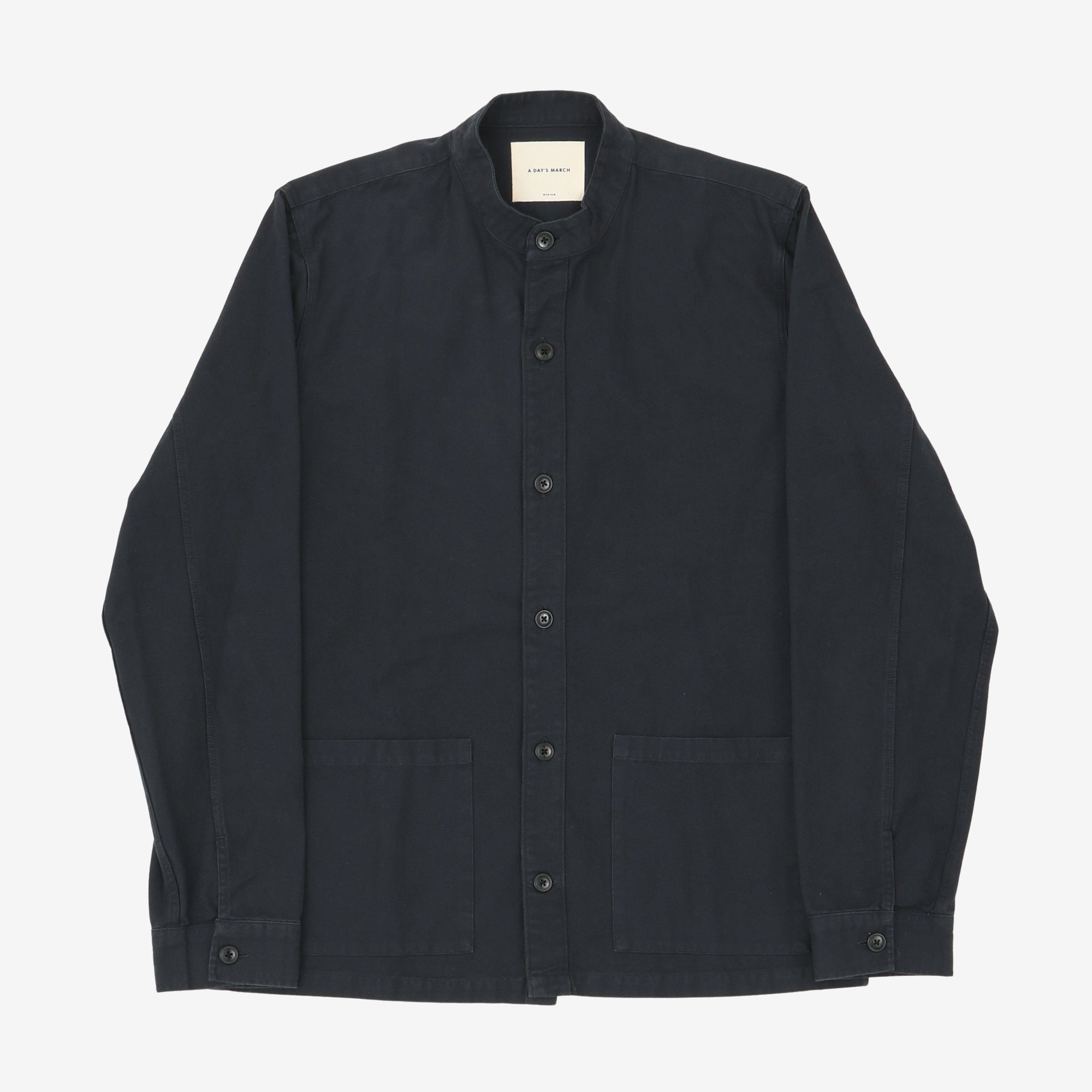 Grandad Collar Overshirt