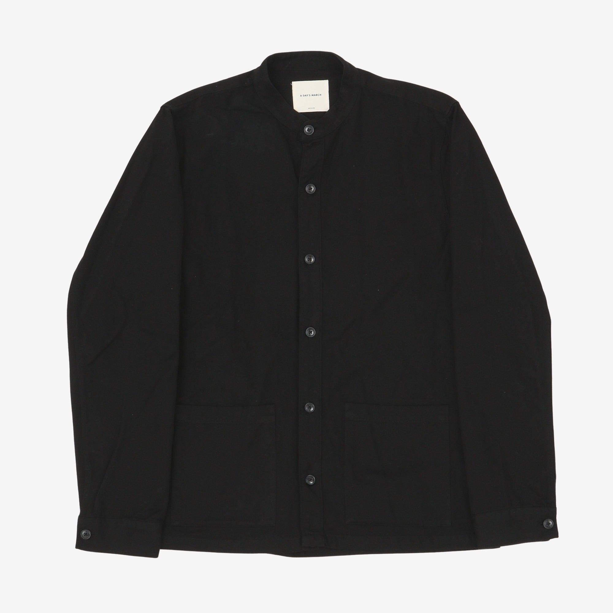 Grandad Collar Overshirt