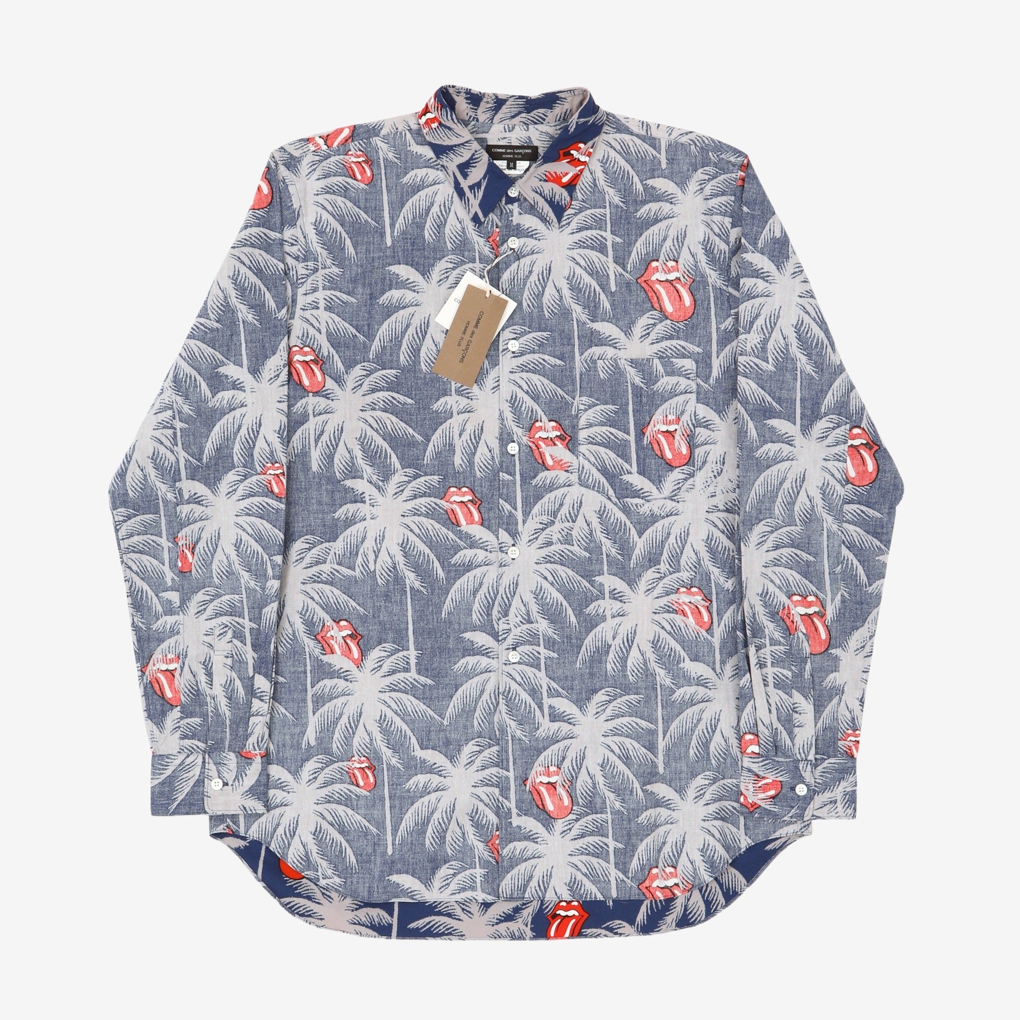 Rolling Stones Hawaiian Print Shirt