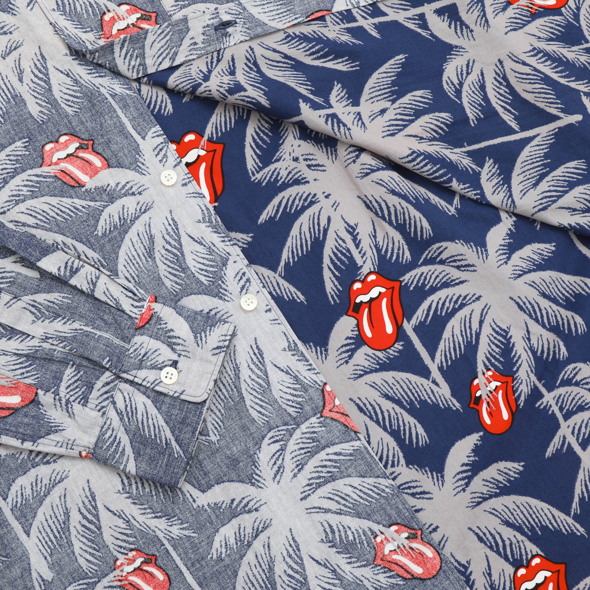 Rolling Stones Hawaiian Print Shirt