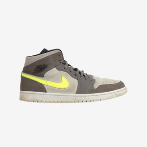 Jordan 1 Mid Gunsmoke Volt