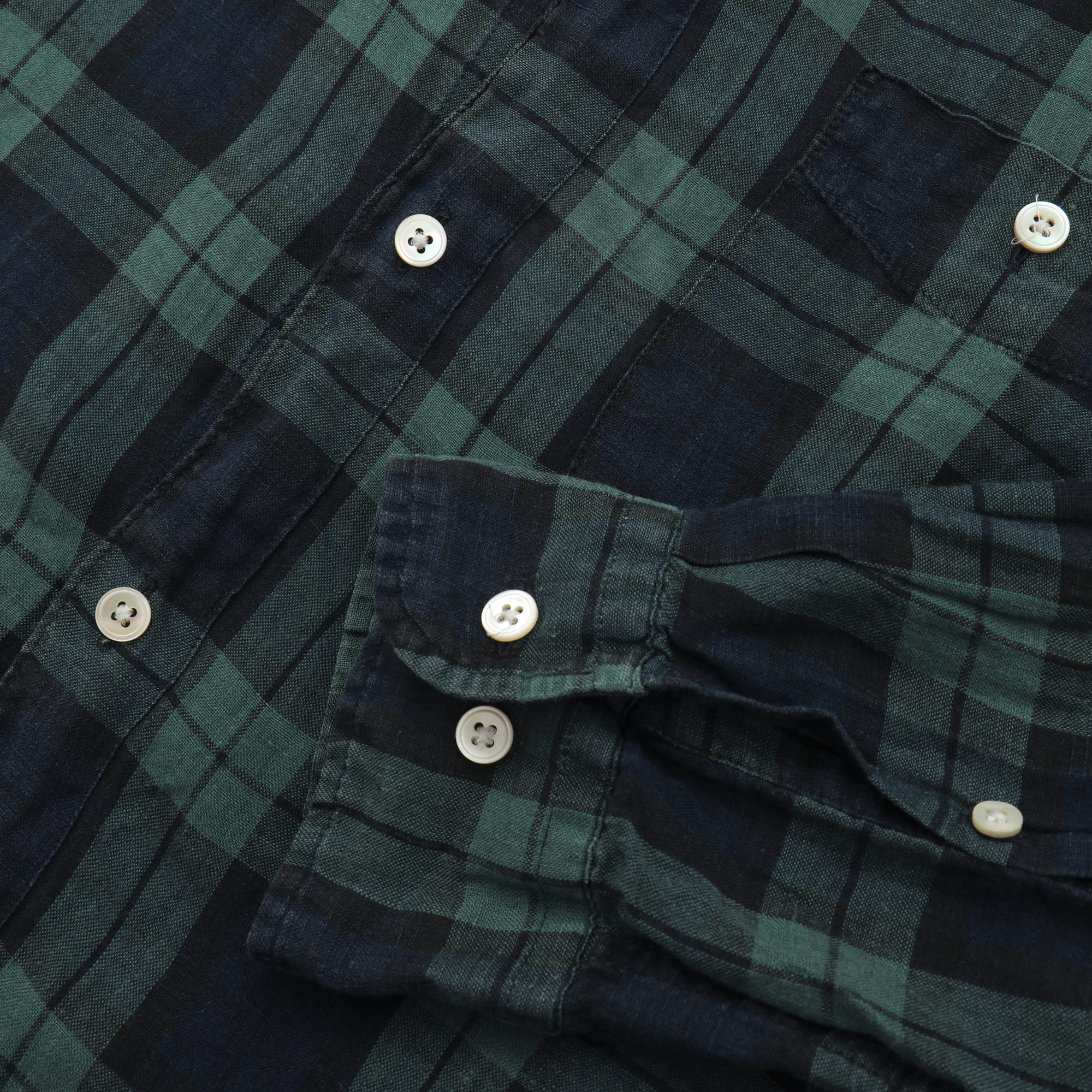 Linen Check BD Shirt