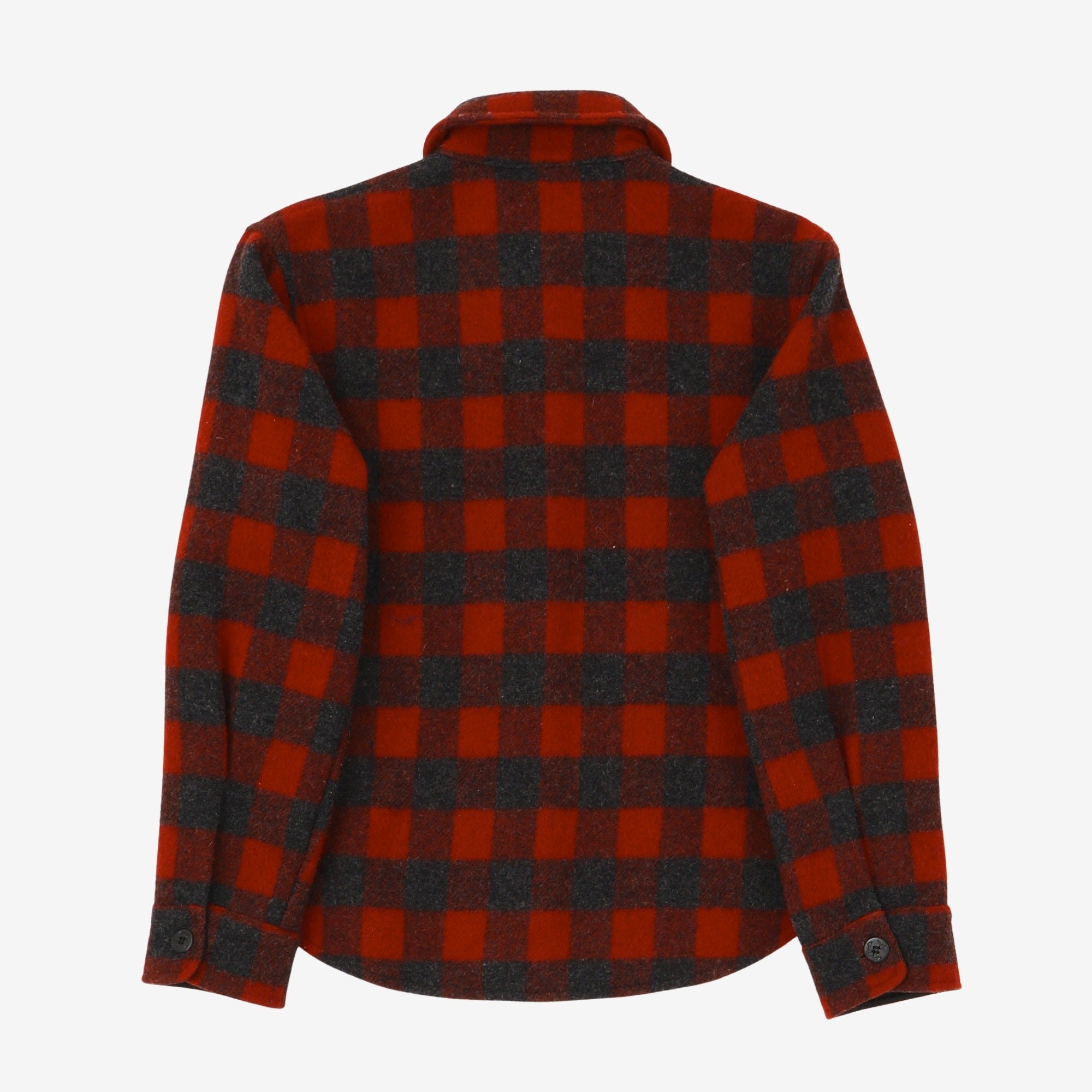 Plaid Wool Overshirt
