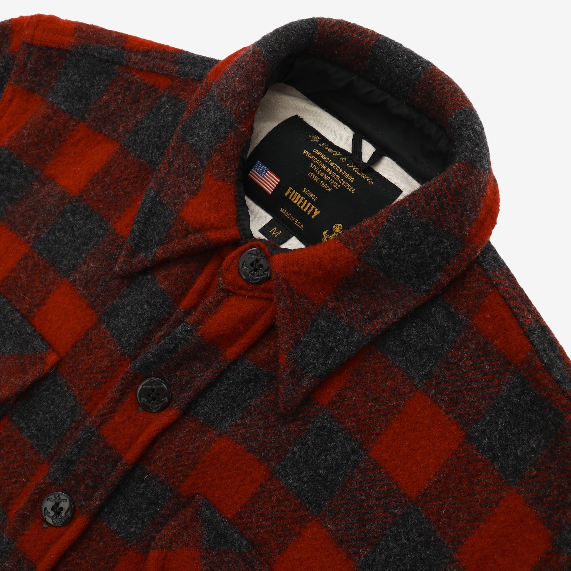 Plaid Wool Overshirt