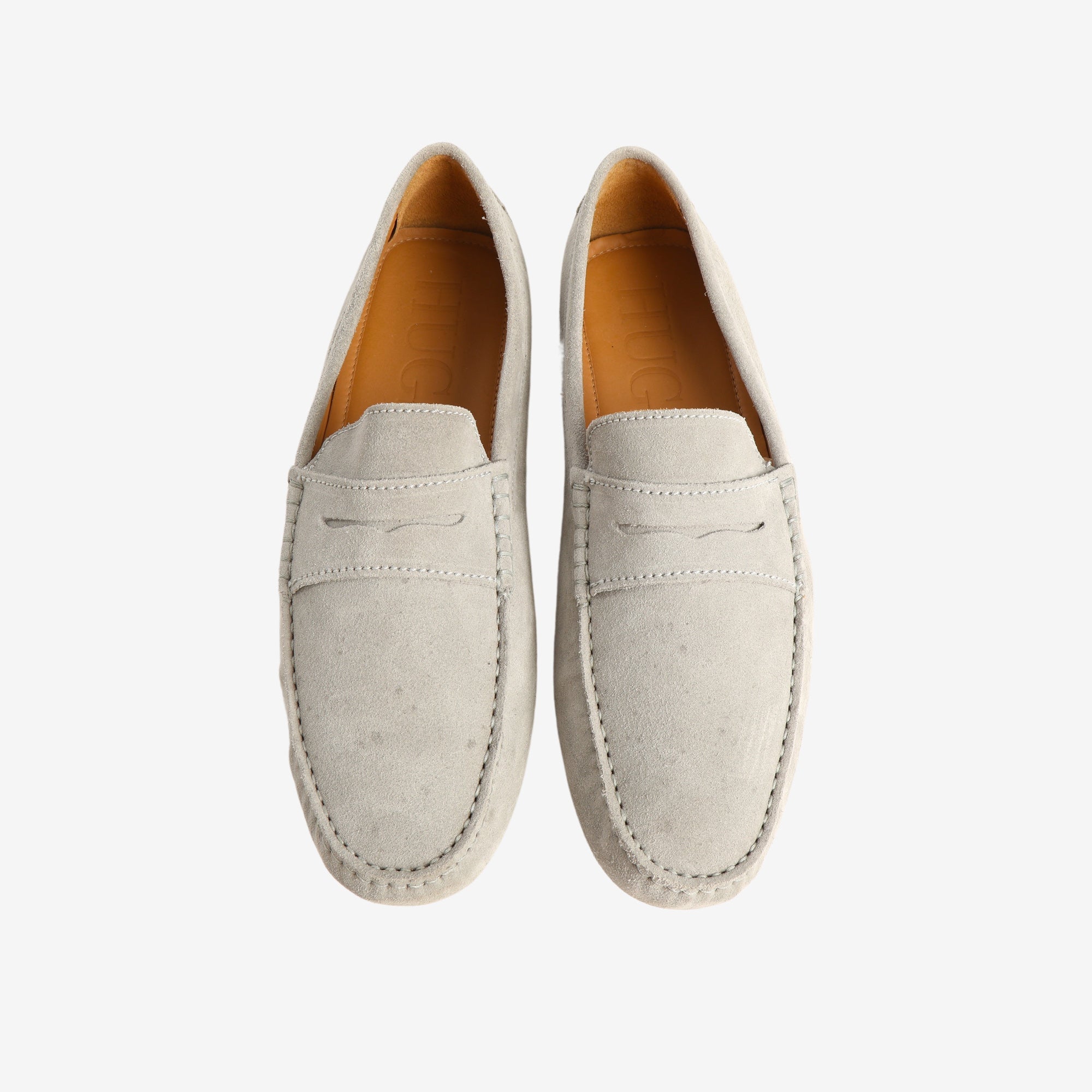 Suede Penny Driving Loafers