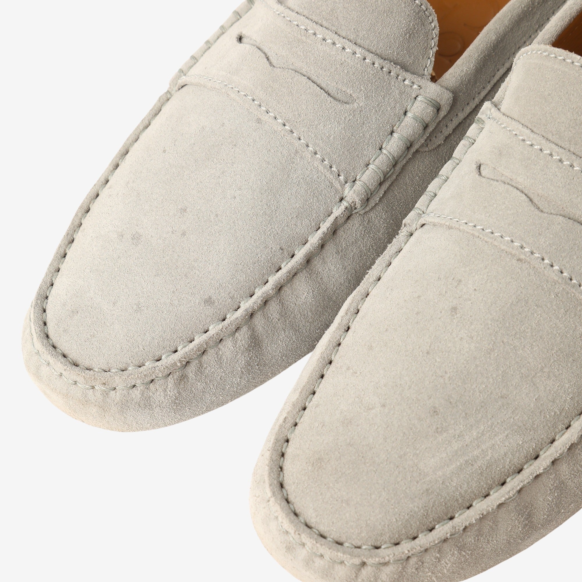 Suede Penny Driving Loafers