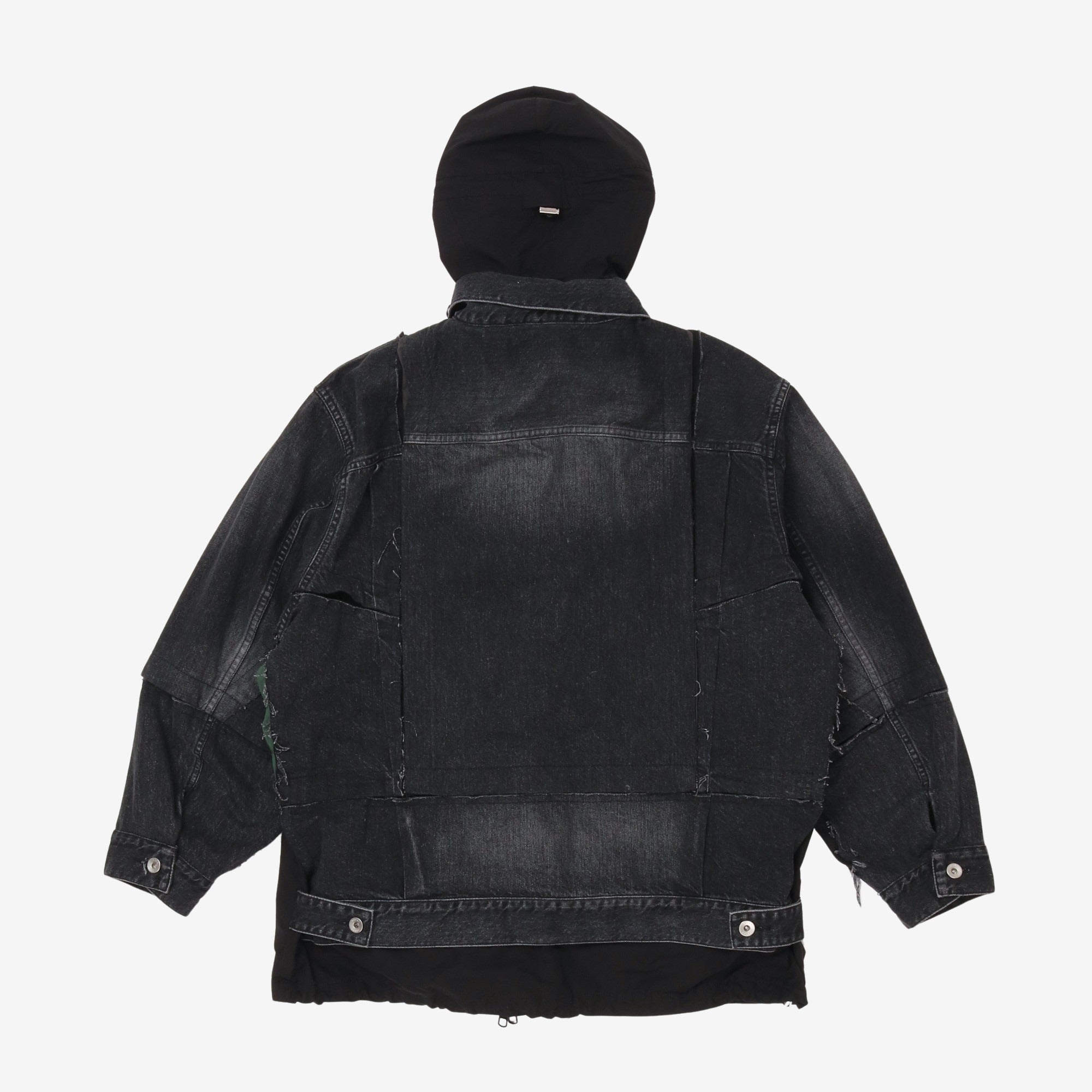 Reversible Denim Nylon Jacket