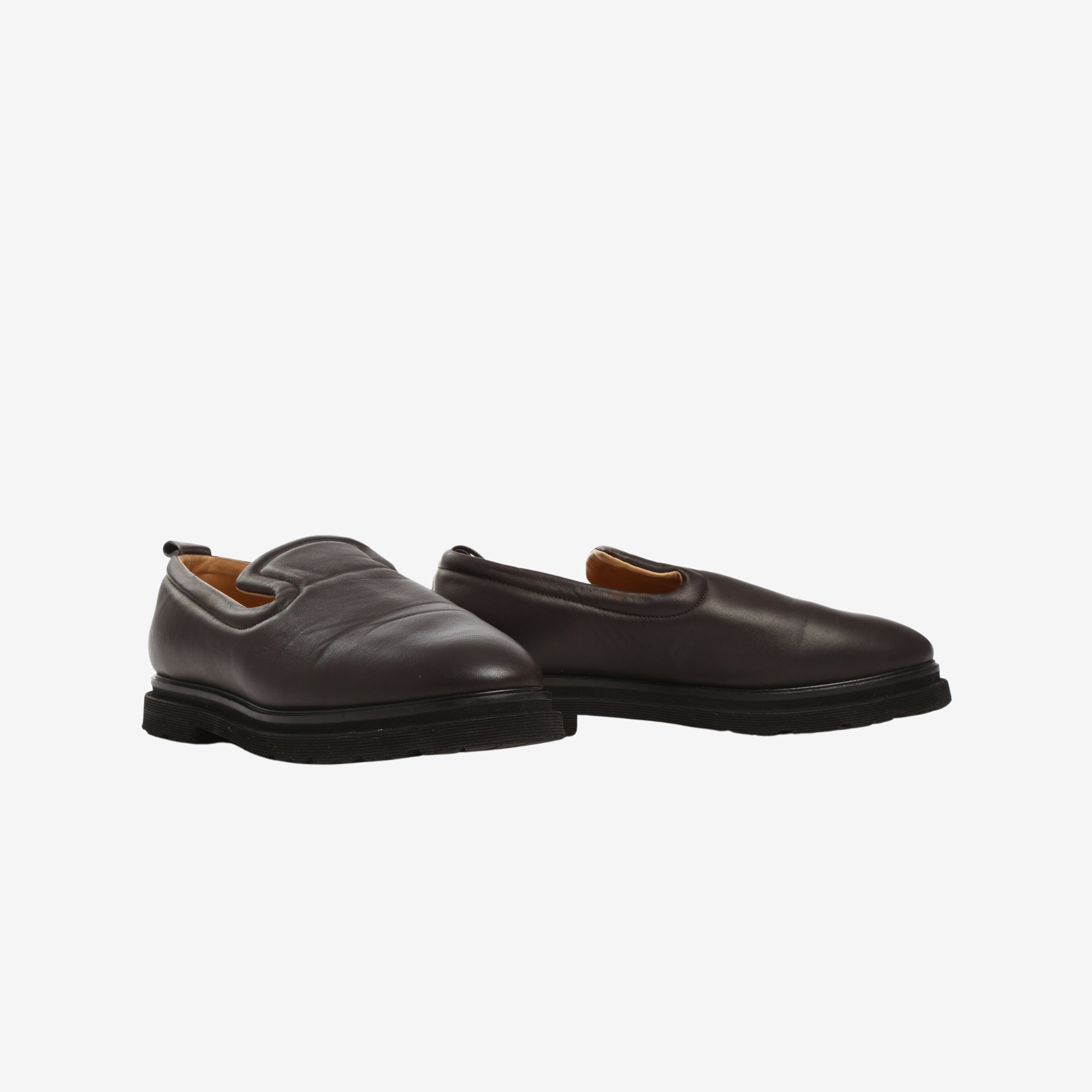 Padded Leather Loafers