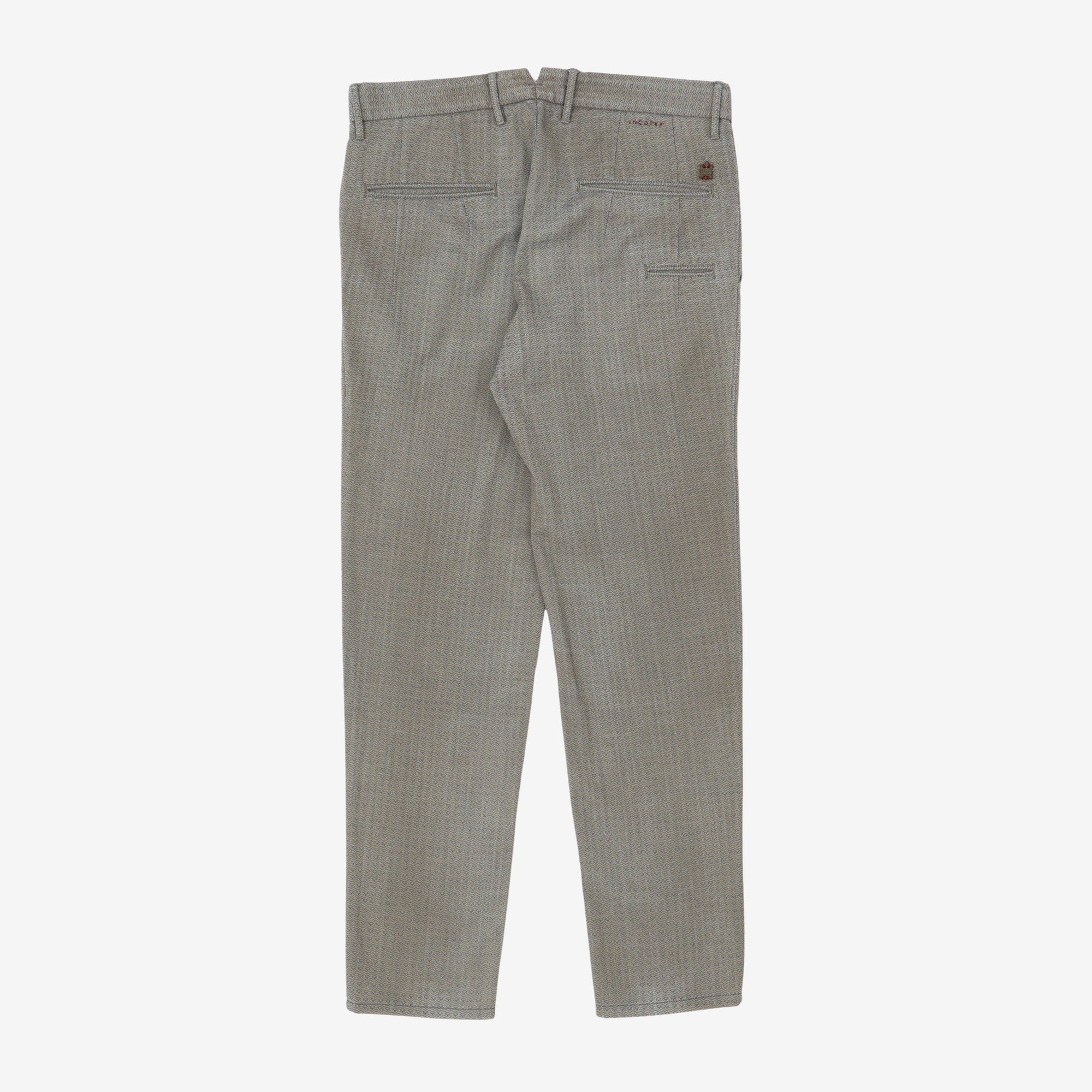 Slim Fit Wool Blend Slacks