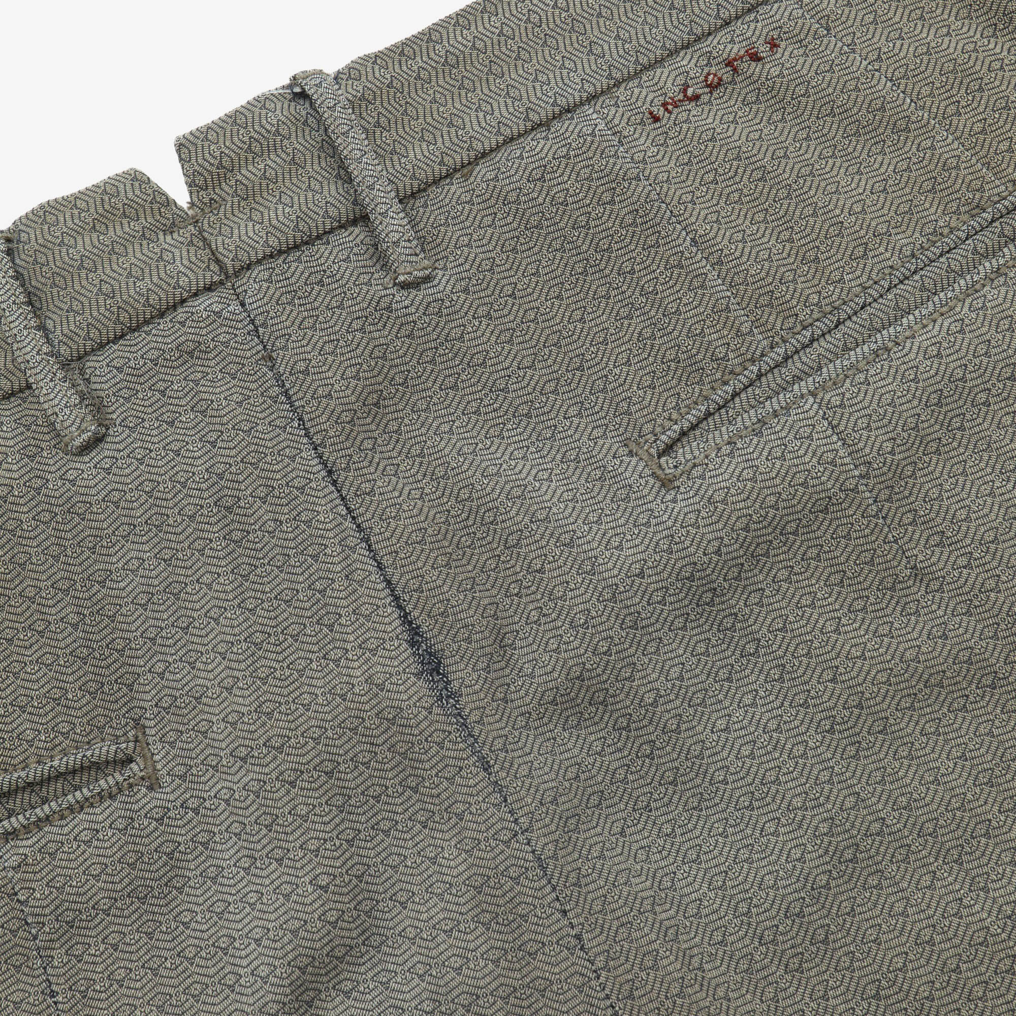 Slim Fit Wool Blend Slacks