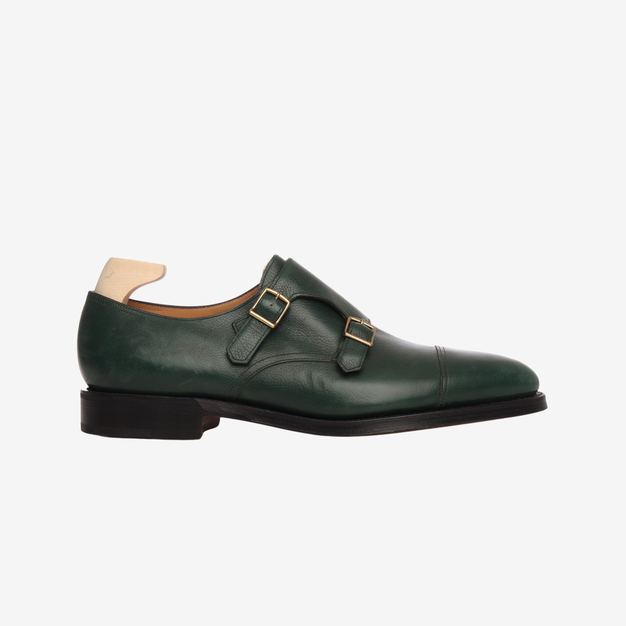 William Leather Monk-Strap Shoes