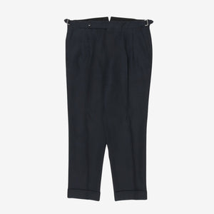 Linen Pleated Trousers (34W x 28L)