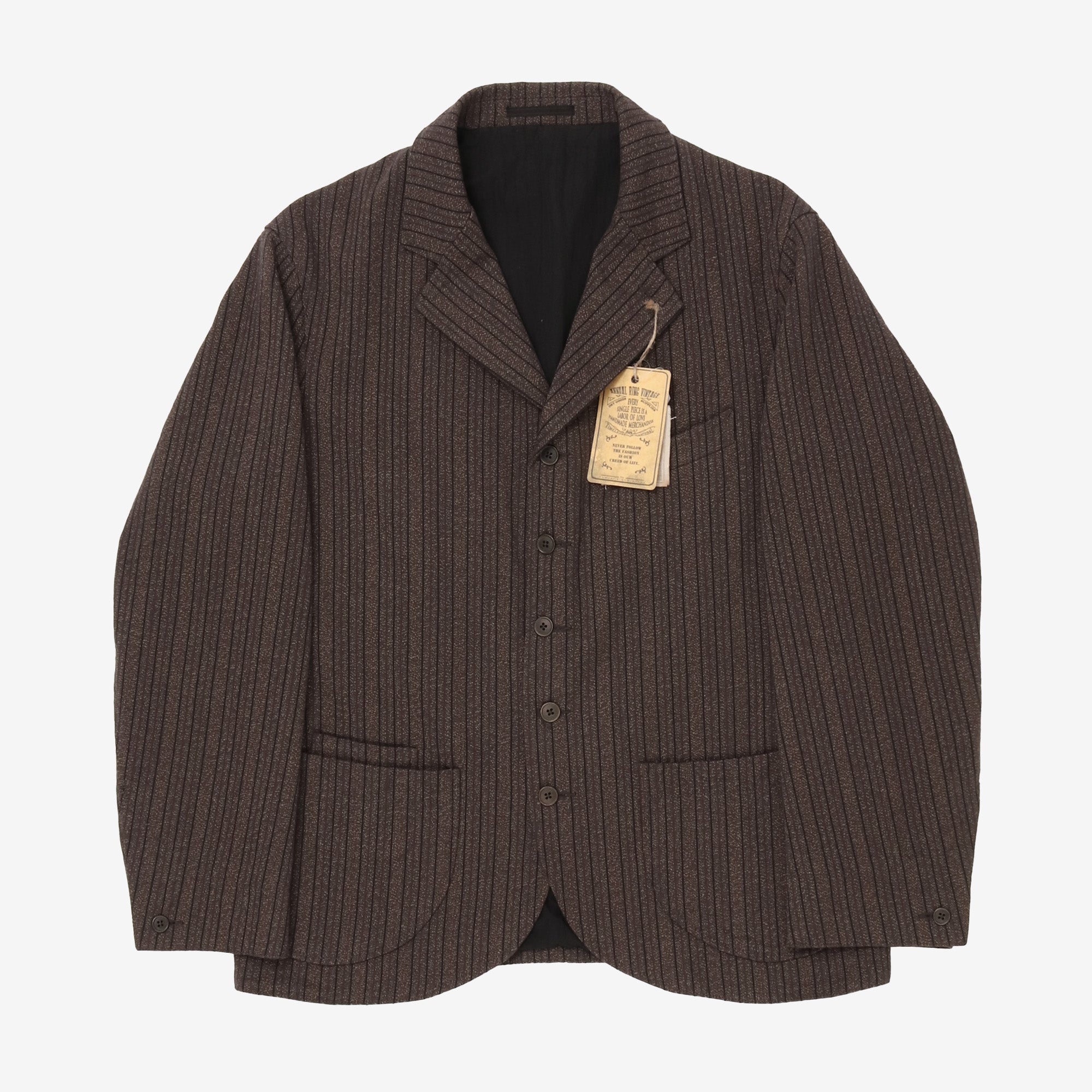 1900s Striped Chambray Sack Jacket
