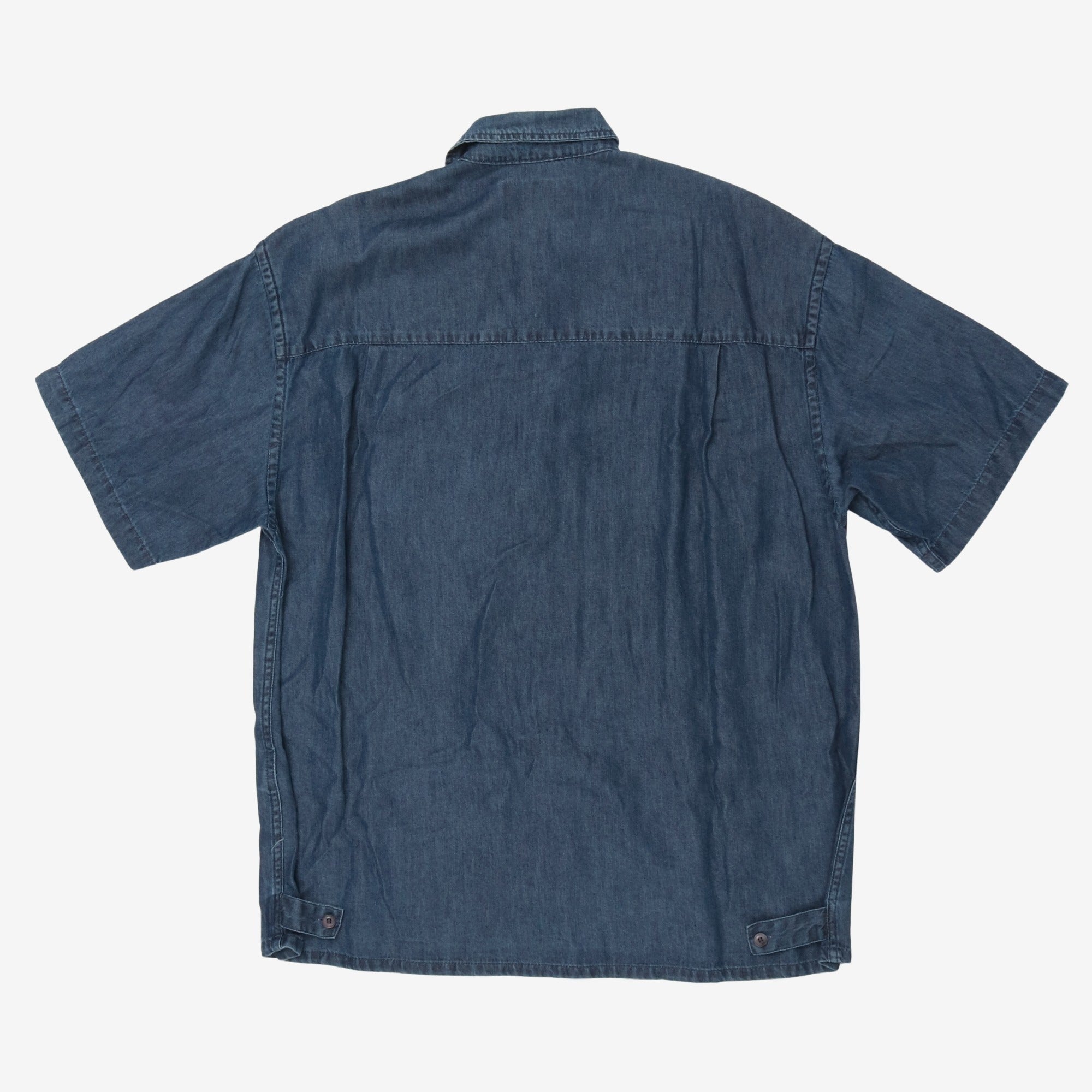 Tencel Denim Half Trucker Shirt