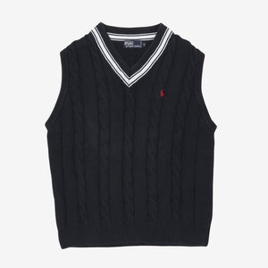 Vintage Cable Knit Cricket Vest