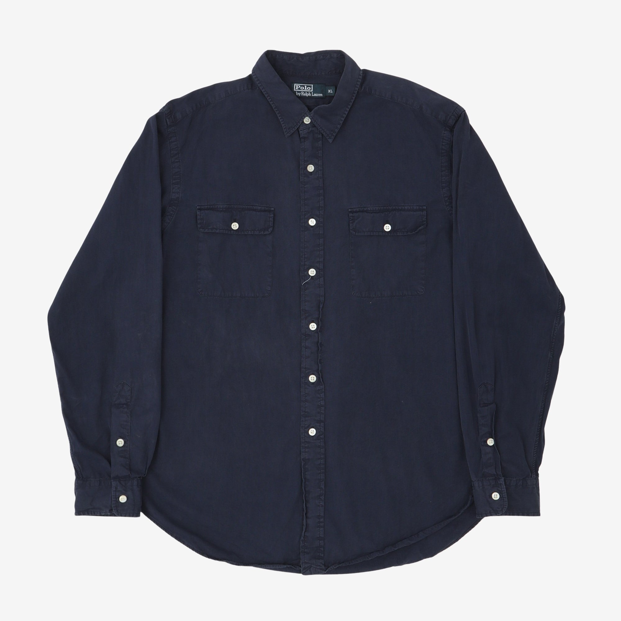 Silk Blend Work Shirt