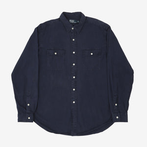Silk Blend Work Shirt