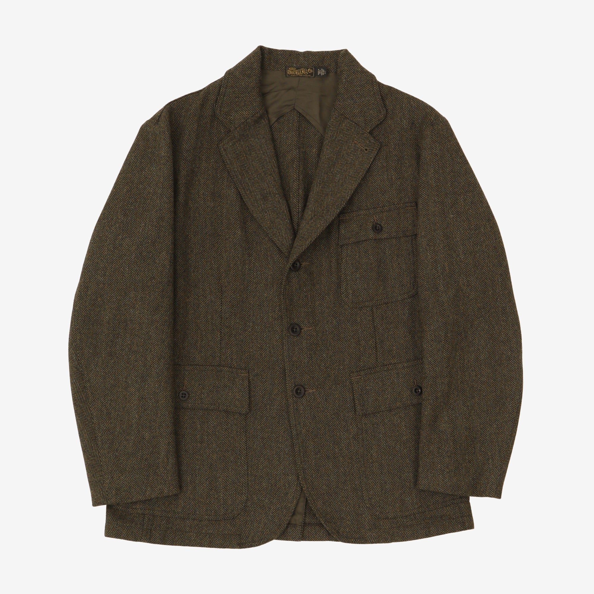 Herringbone Tweed Sport Coat
