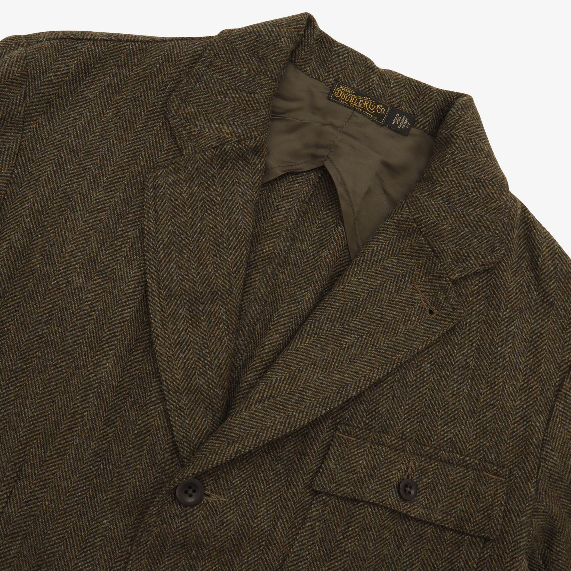 Herringbone Tweed Sport Coat