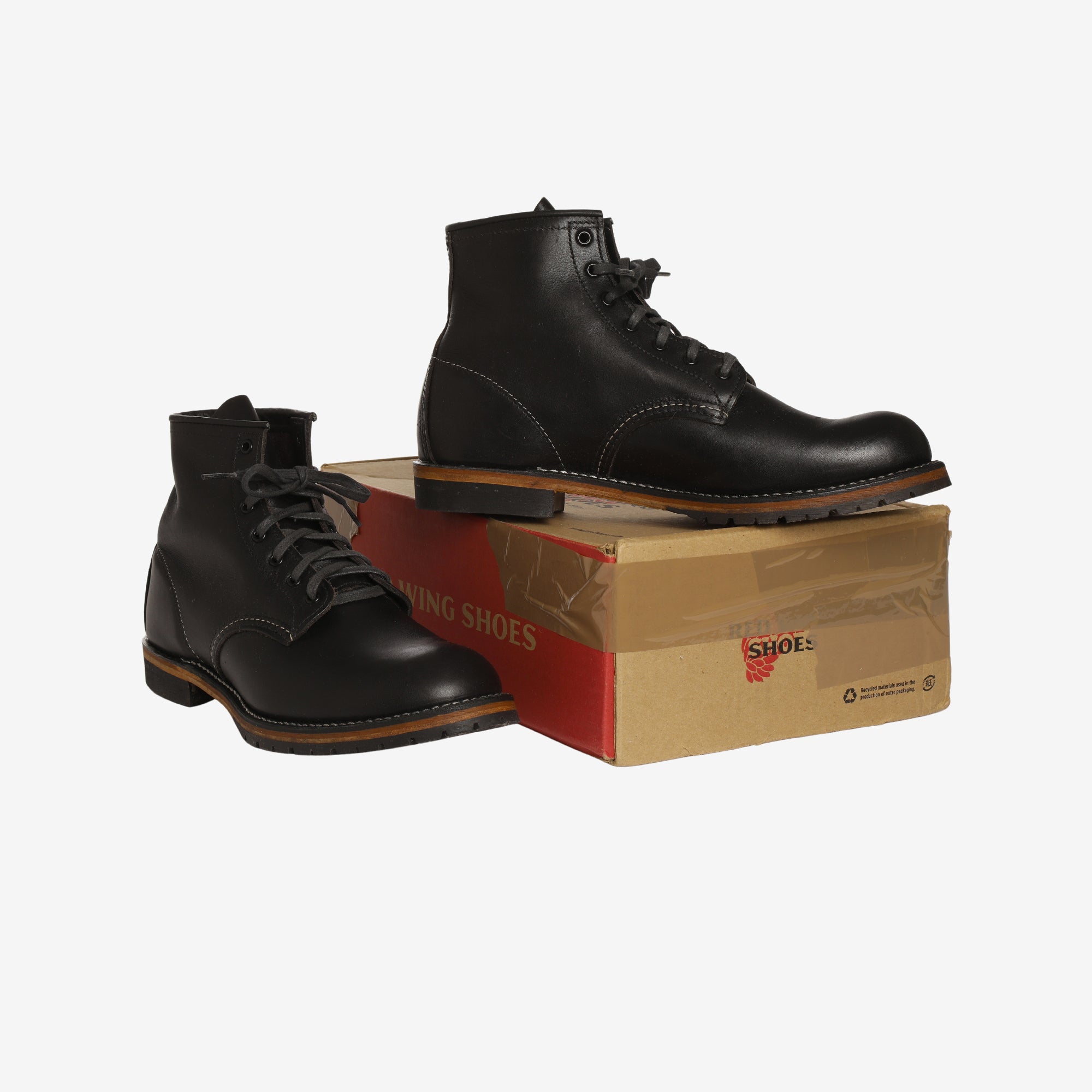 9014 Beckman Featherstone Leather Boots