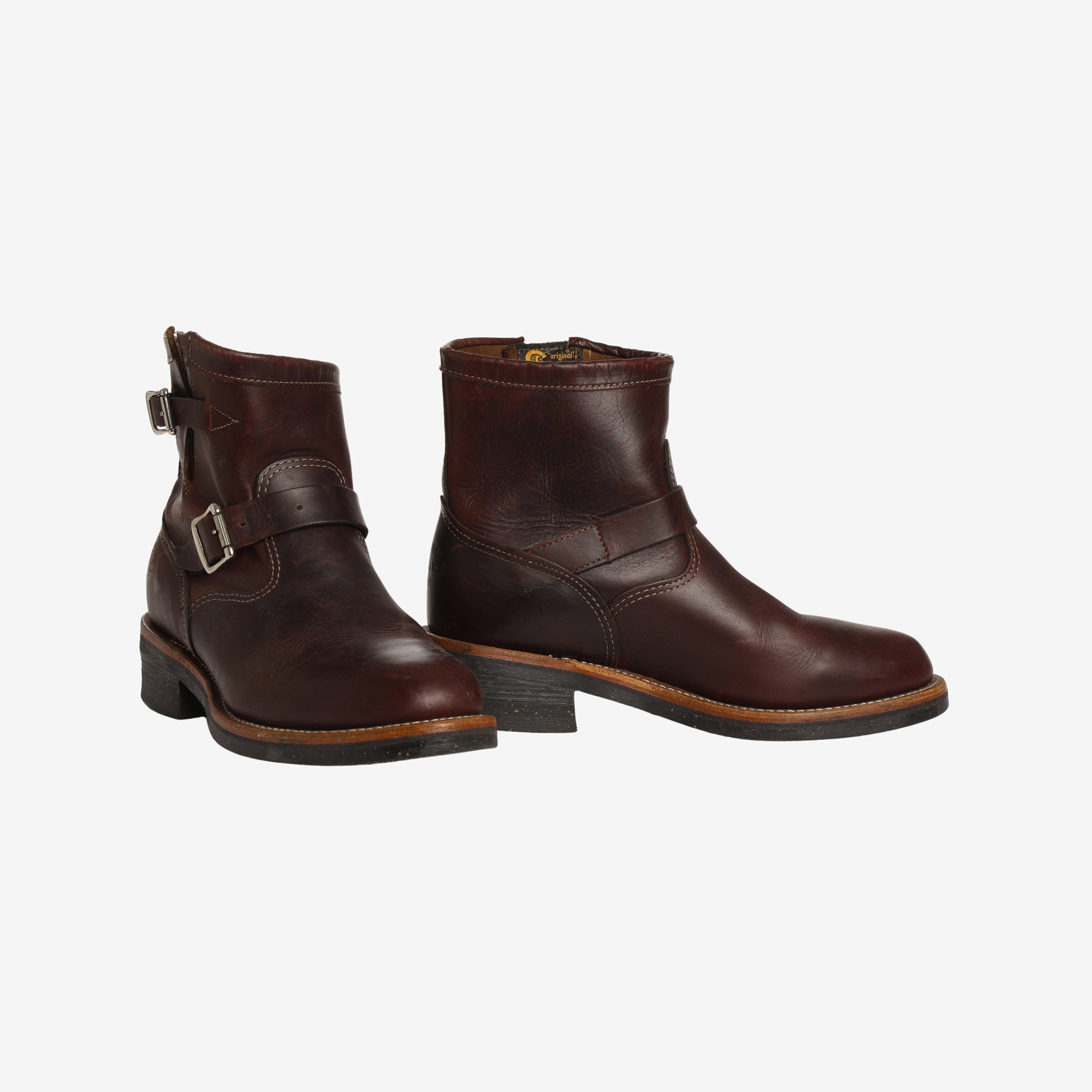 Leather Engineer Boot