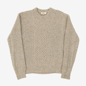 Alpaca Blend Cable Knit Jumper