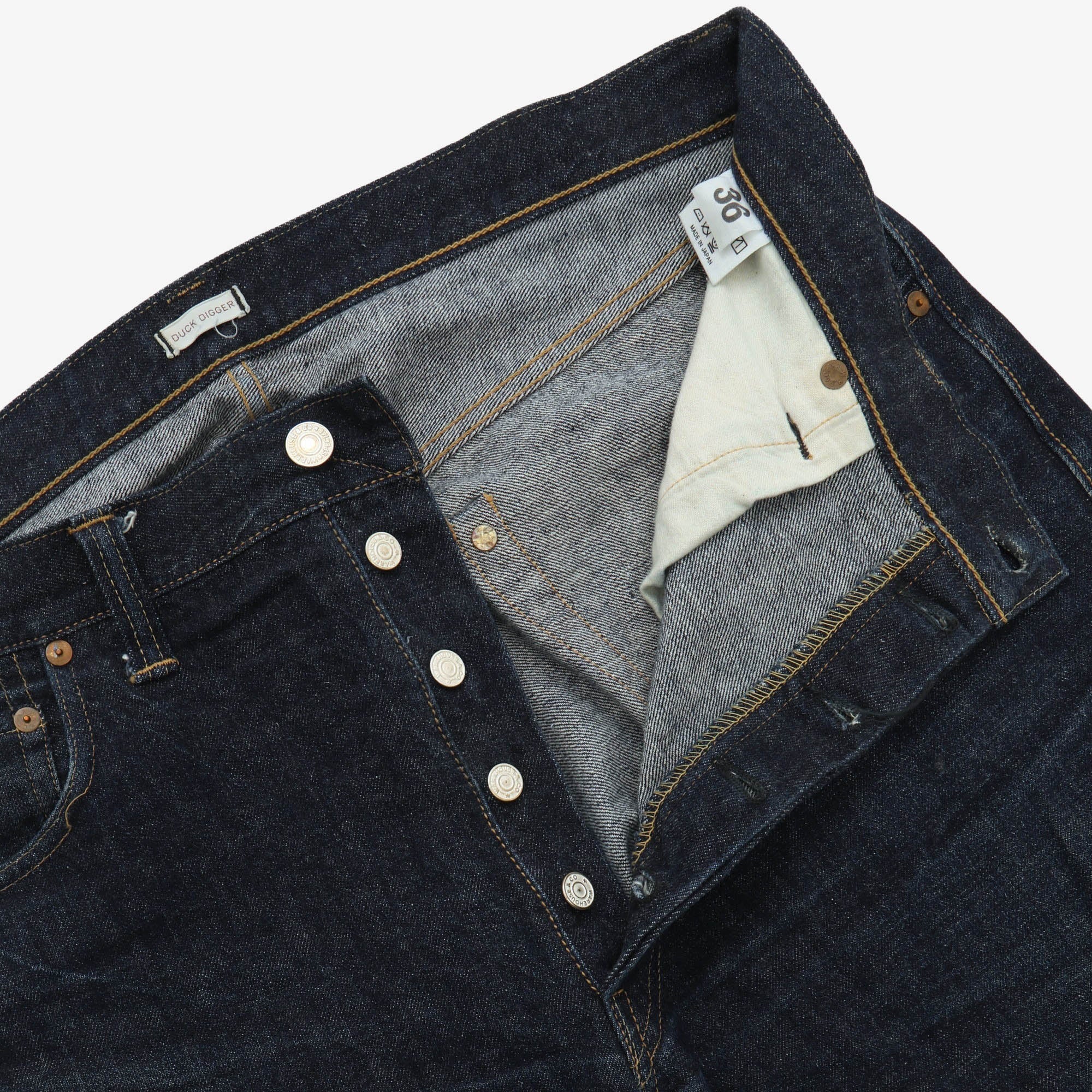 Duck Digger Selvedge Denim (35W X 27L)