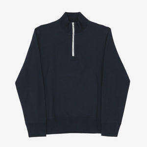 Organic Cotton Half Zip Sweatshirt