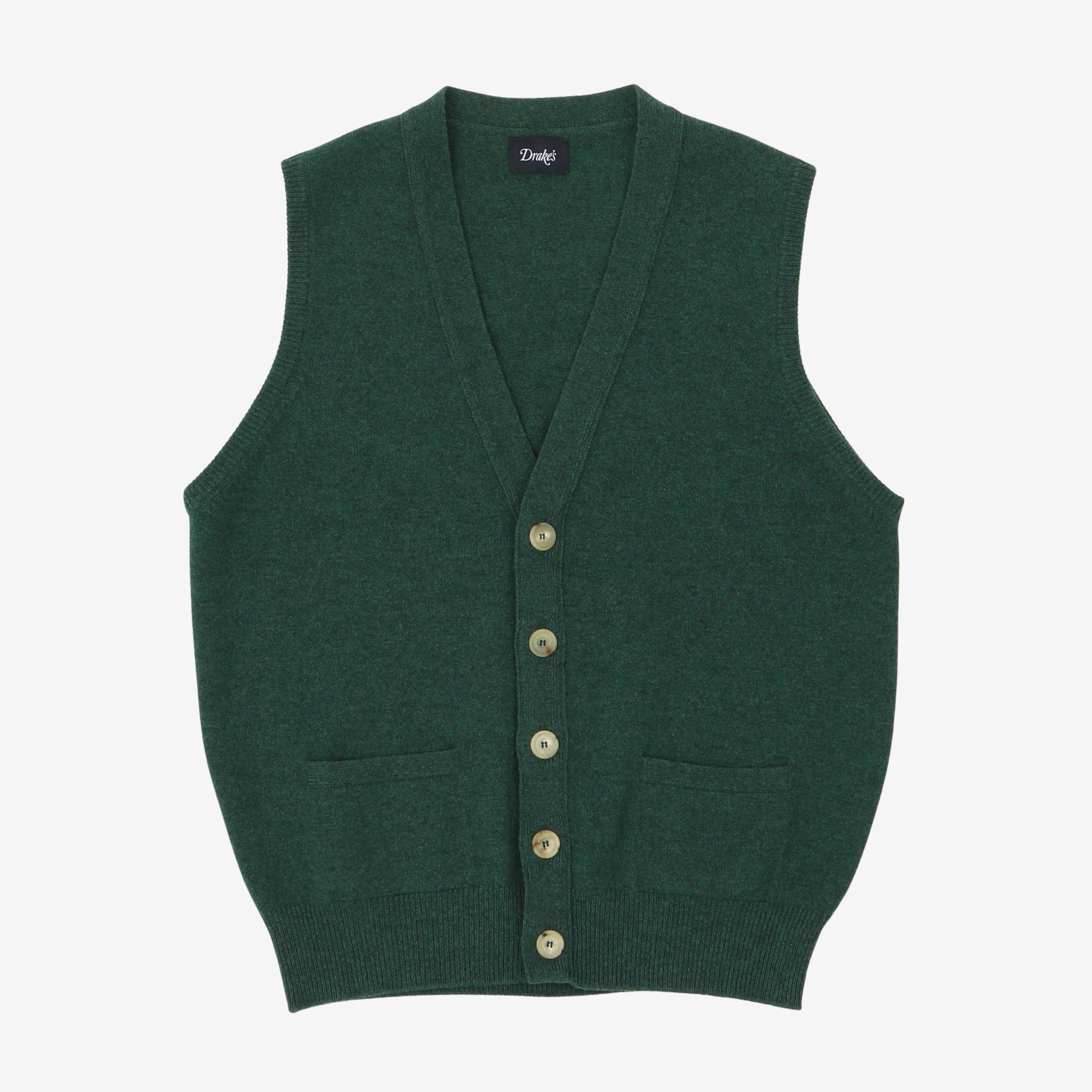 Sleeveless Knit Cardigan