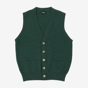 Sleeveless Knit Cardigan