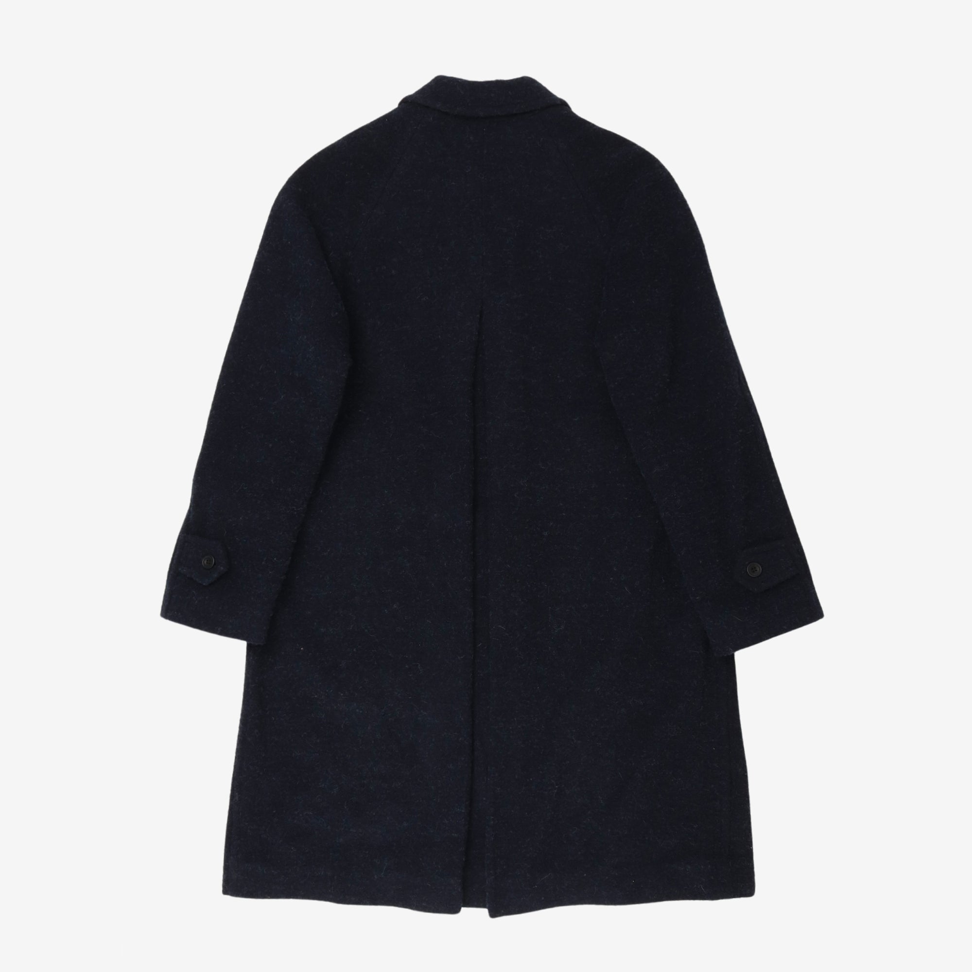 Wool Blend Raglan Coat