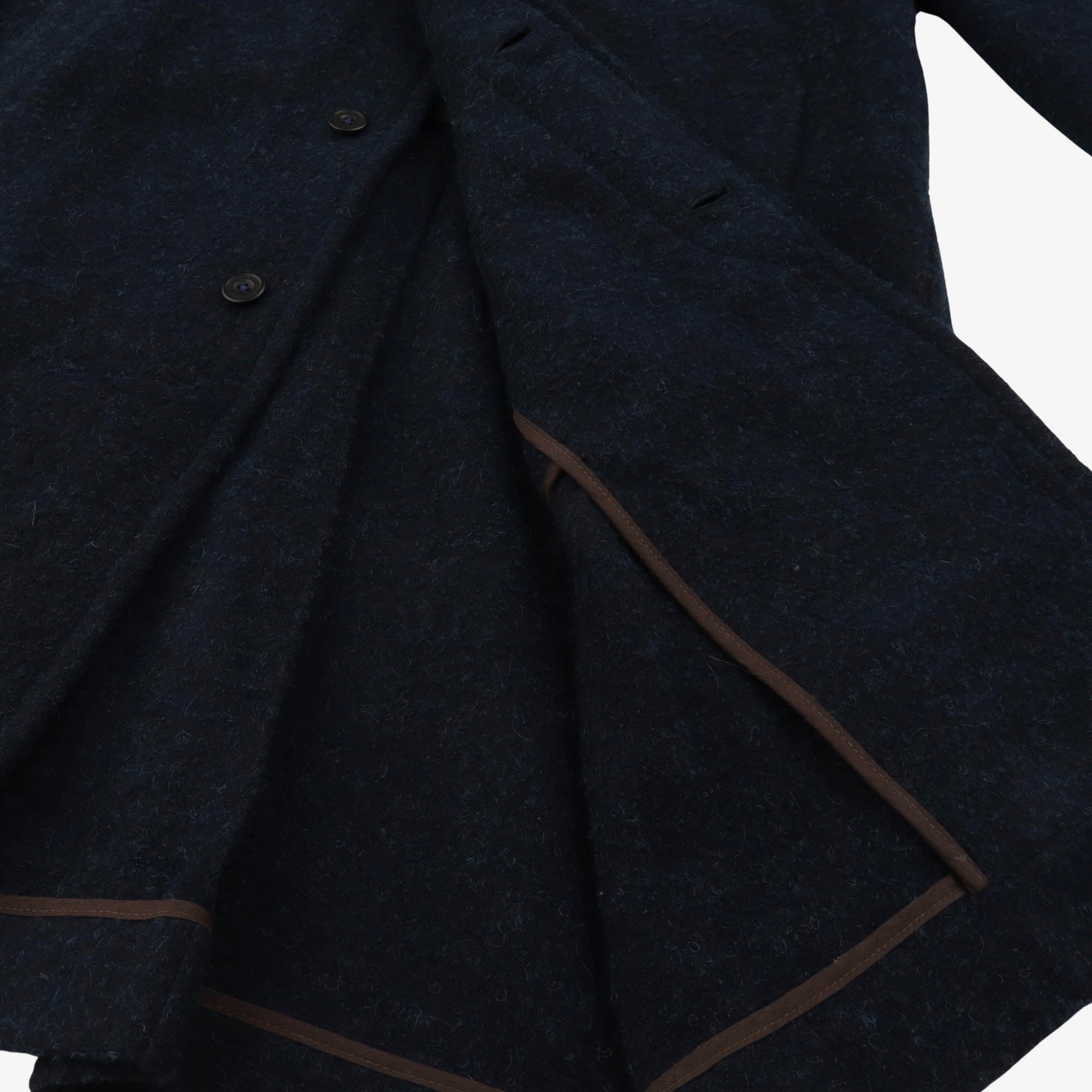 Wool Blend Raglan Coat