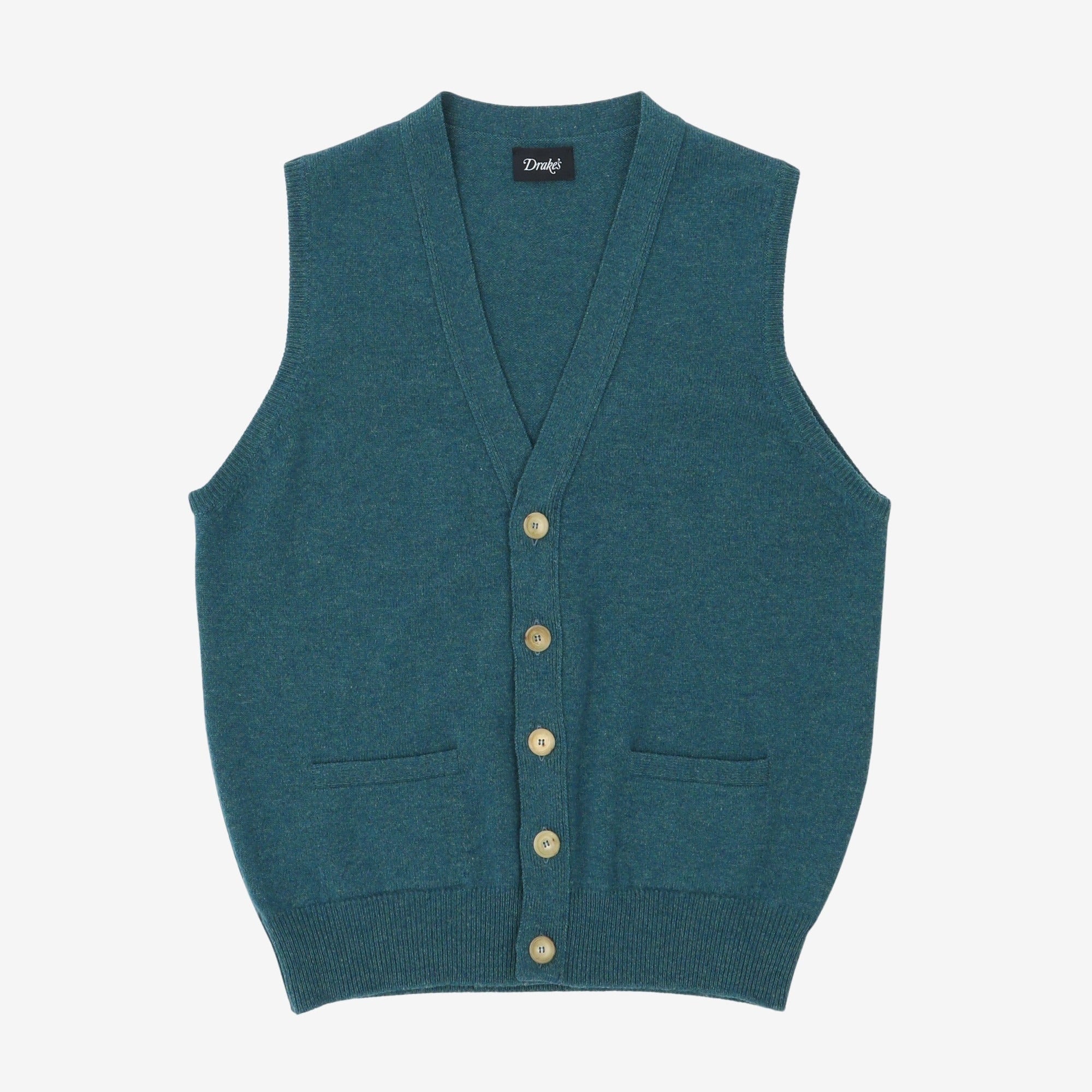 Sleeveless Knit Cardigan