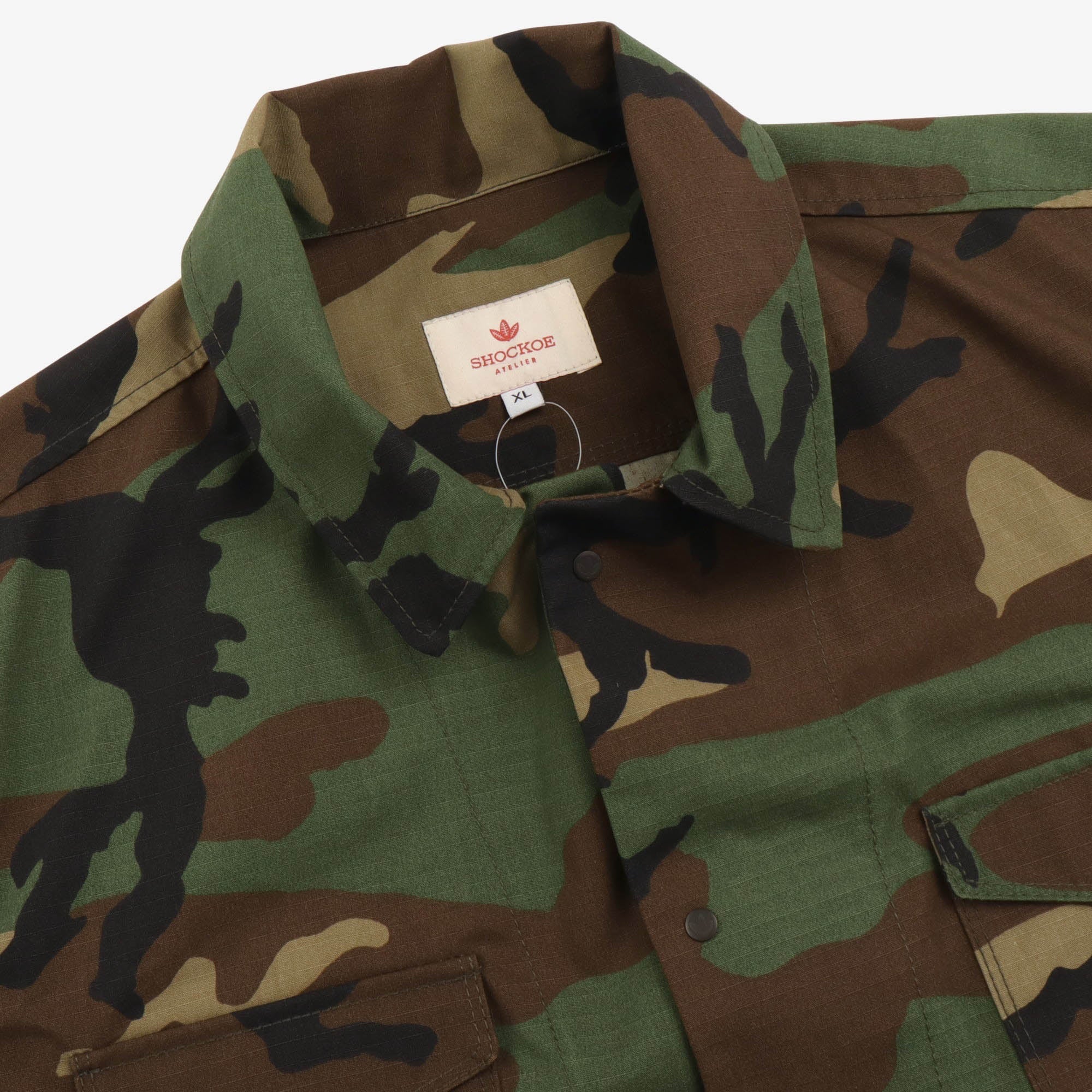 Rip Stop Camo Field Jacket
