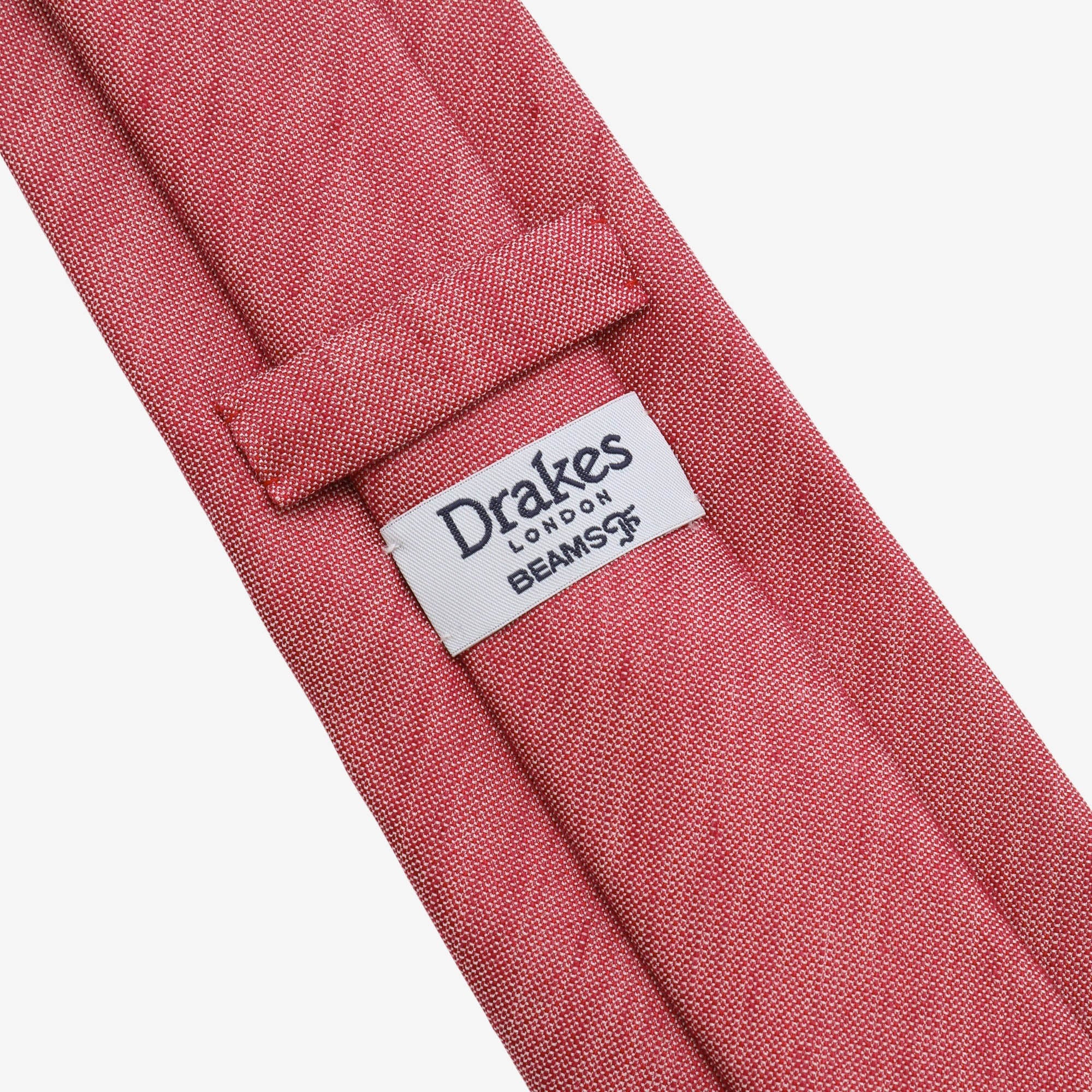 Beams Silk Linen Blend Tie