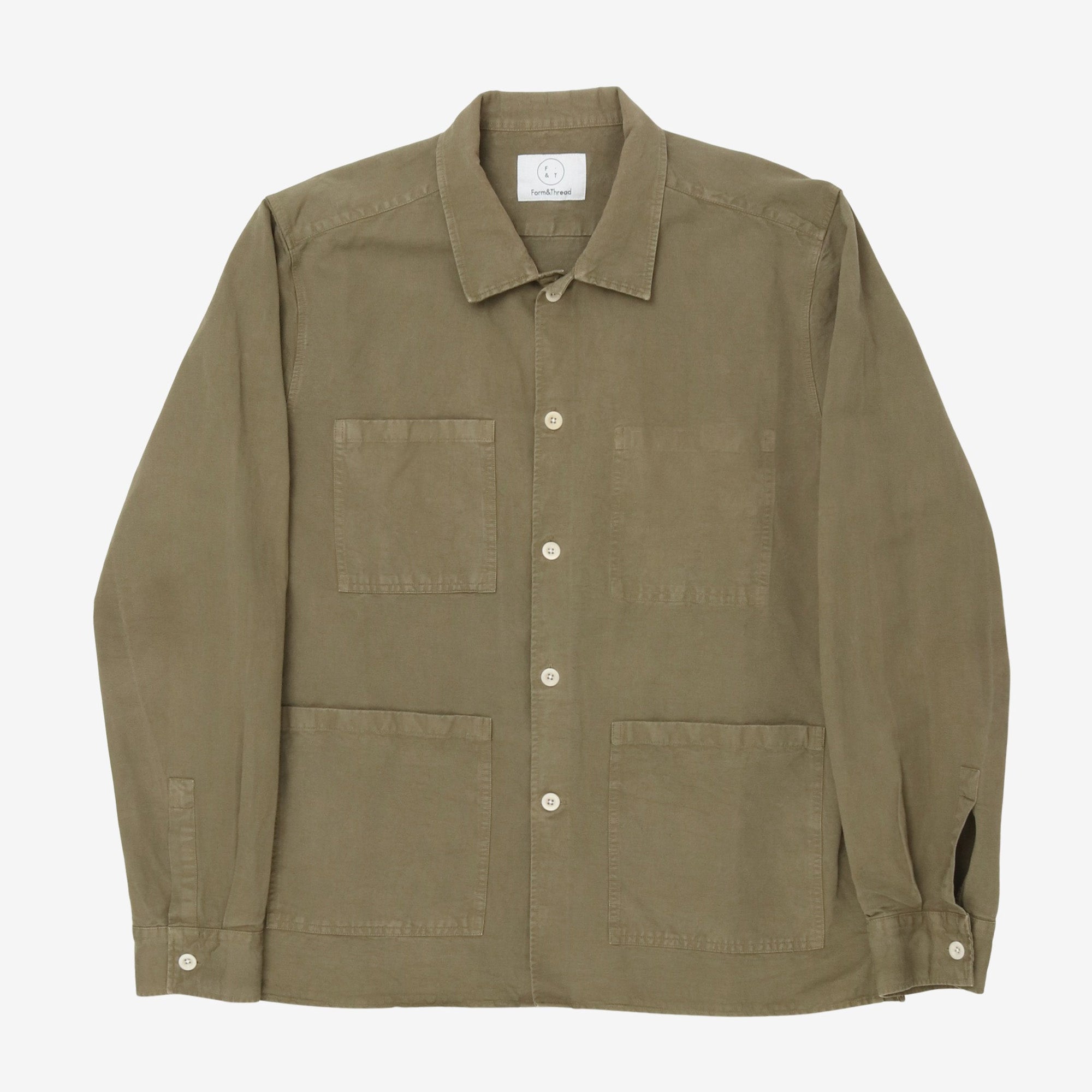 Linen Blend Atelier Overshirt