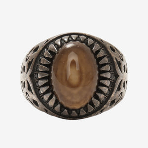 Omani Tiger Eye Signet Ring