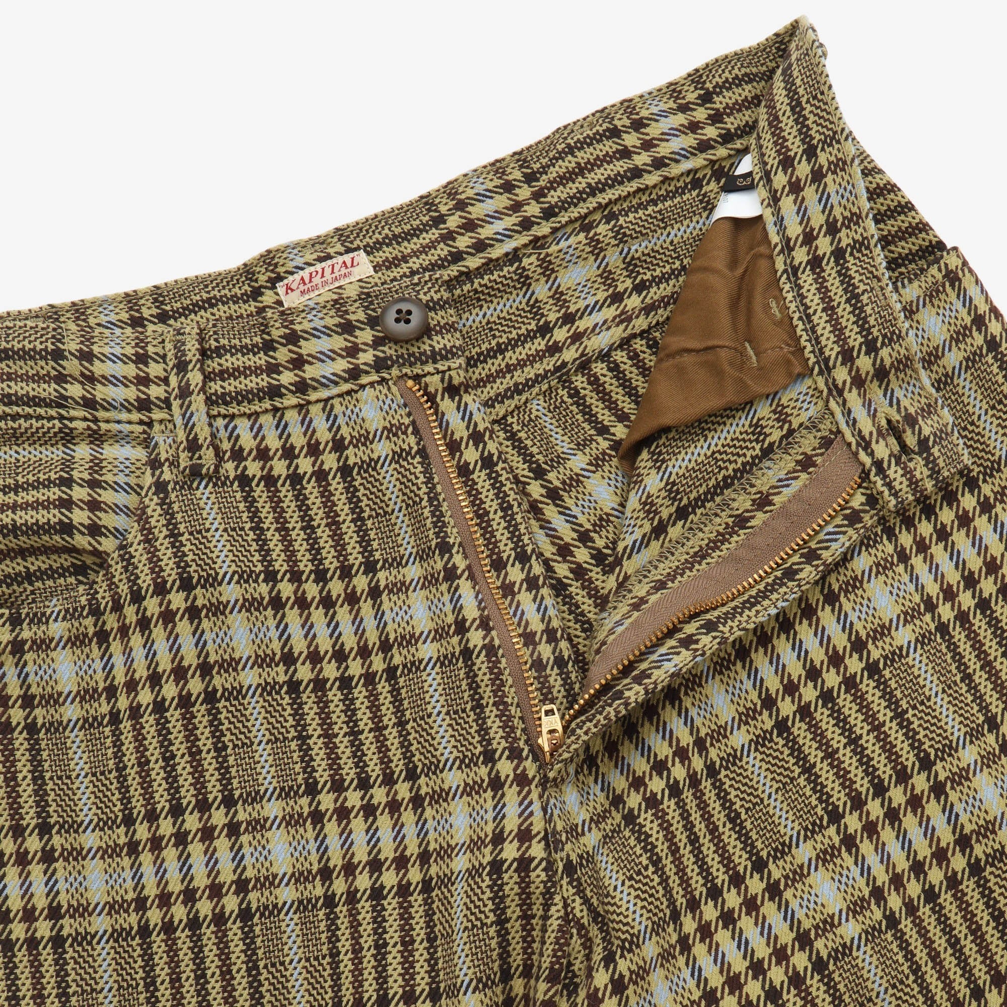 Check Flared Trousers (30W X 29L)