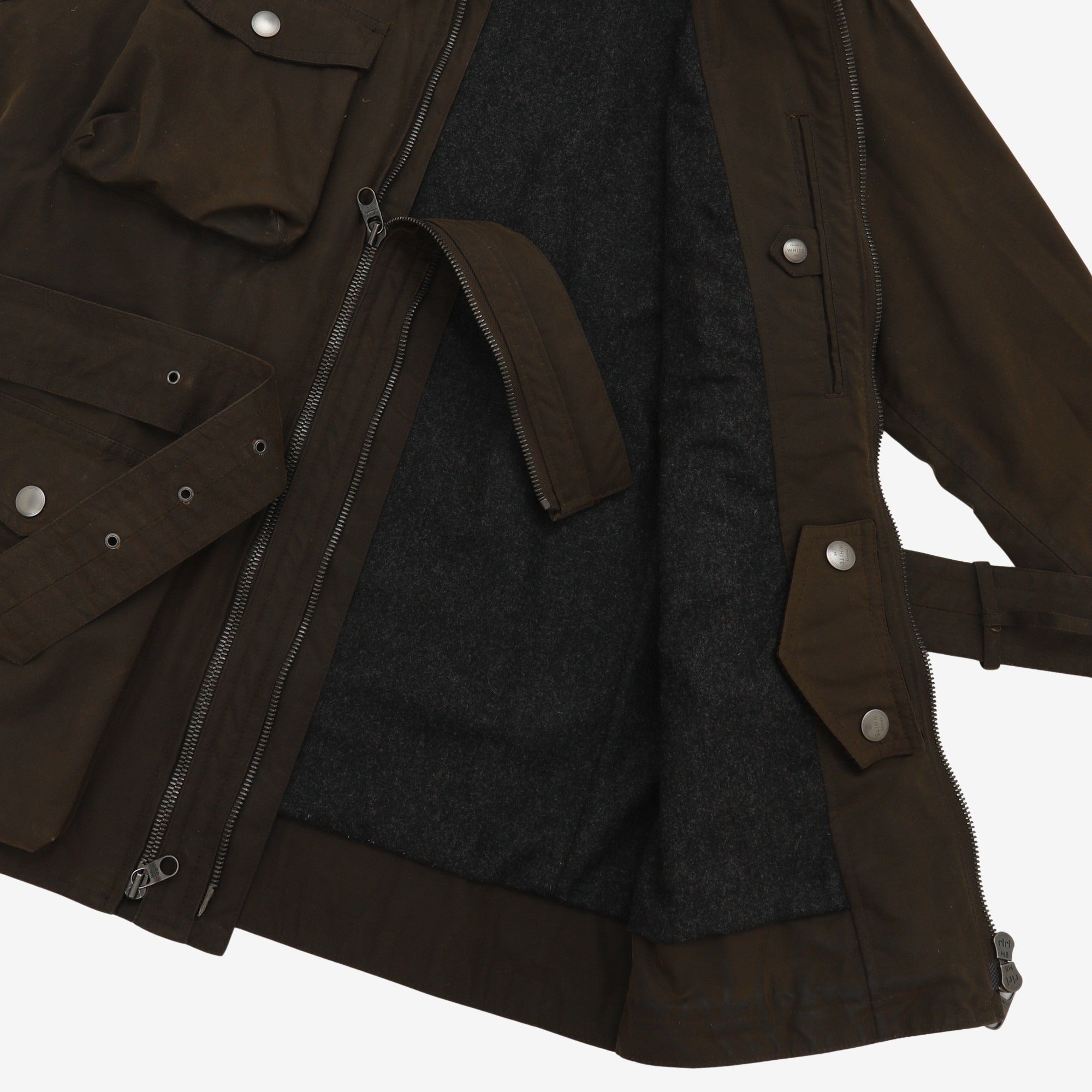 Waxed Twin Track Jacket