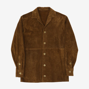 Cognac Driver Suede Overshirt
