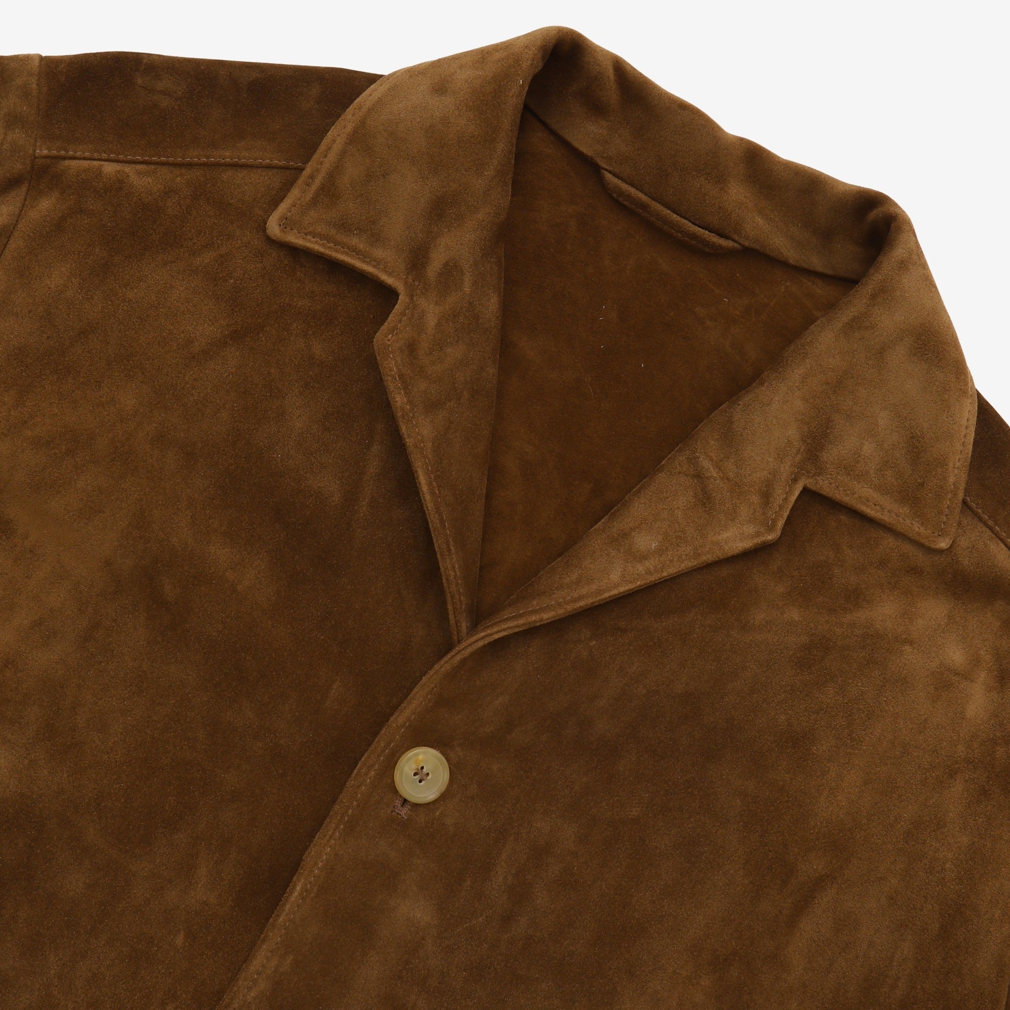 Cognac Driver Suede Overshirt