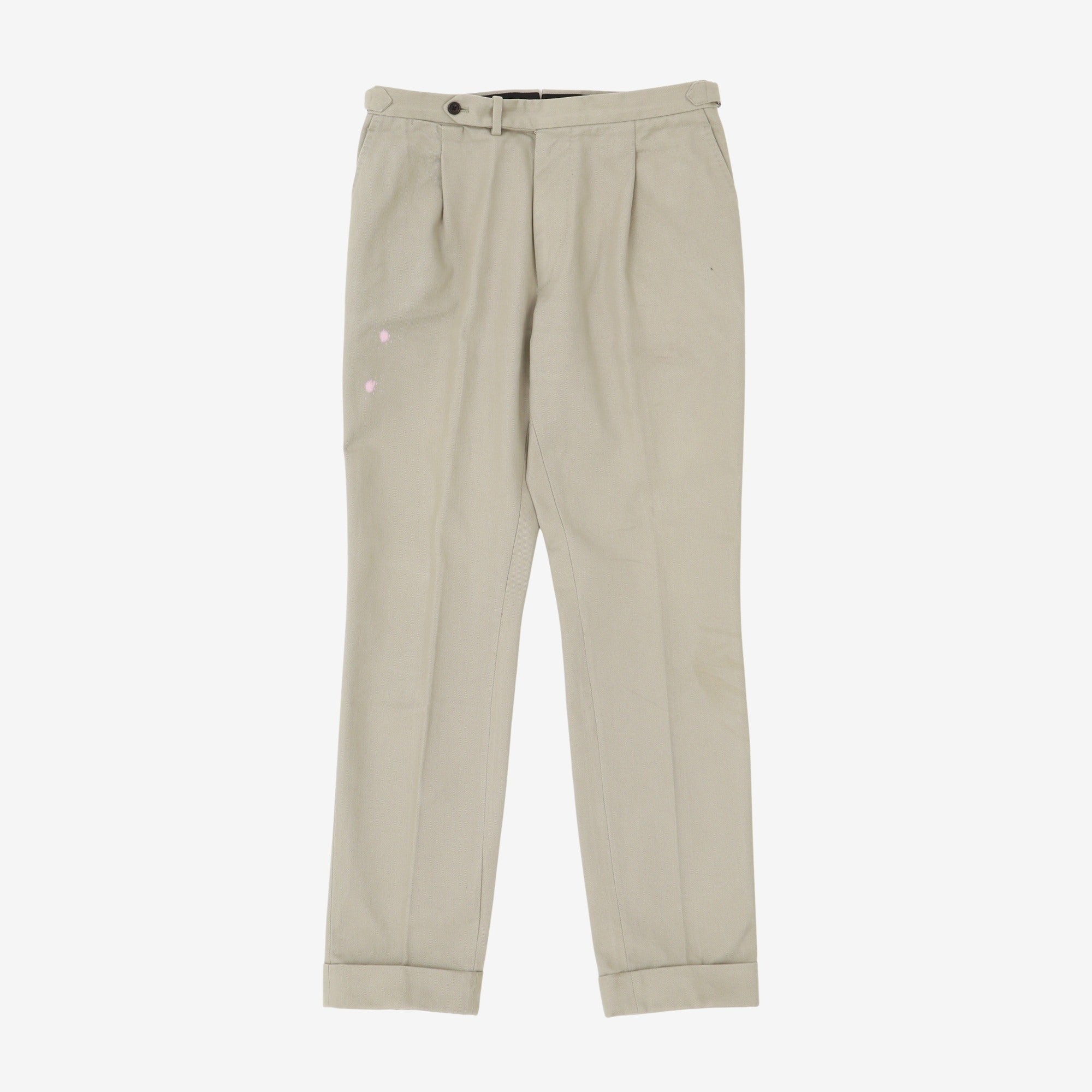 Flat Front Trouser (Stained)