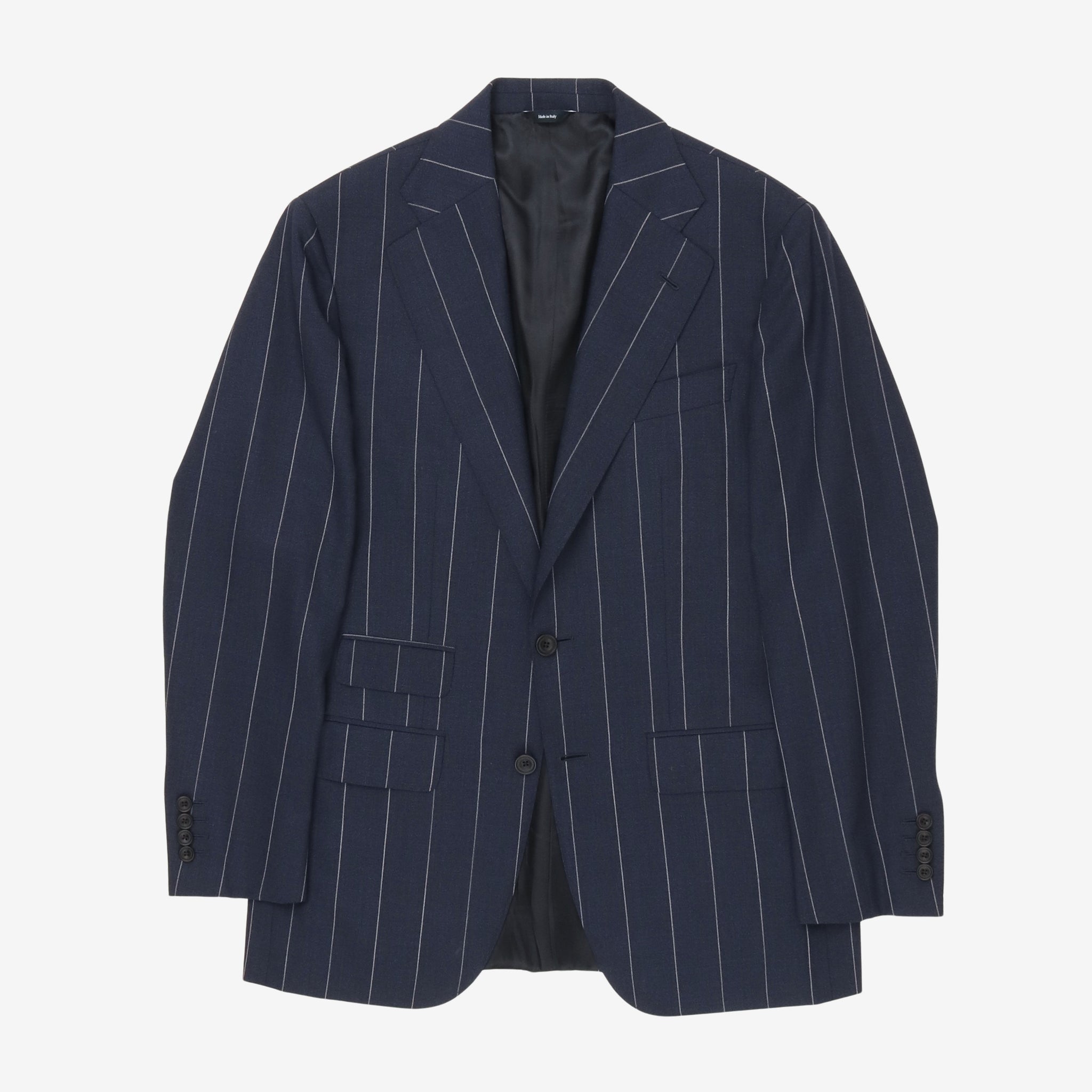 Pintstripe Wool Suit