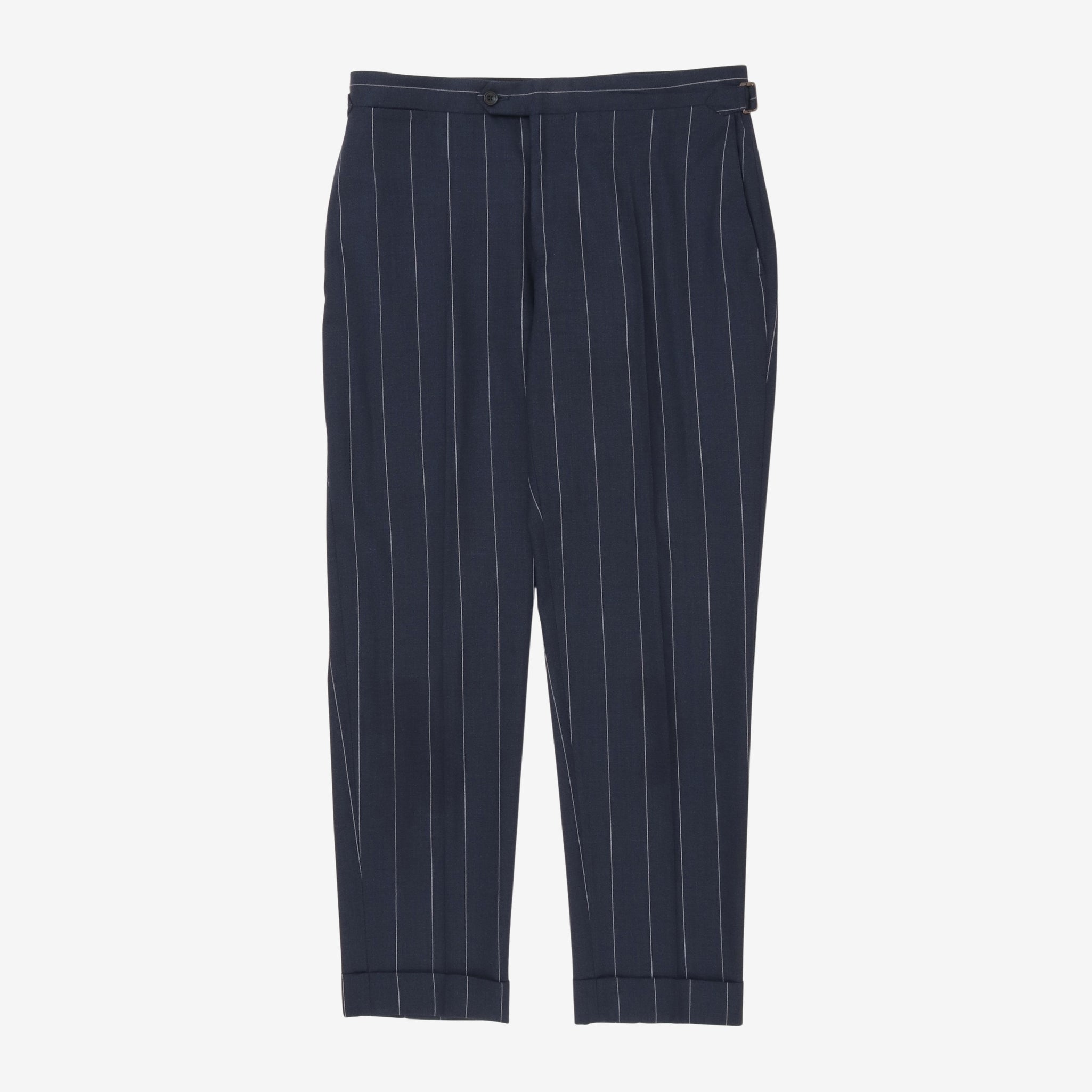 Pintstripe Wool Suit