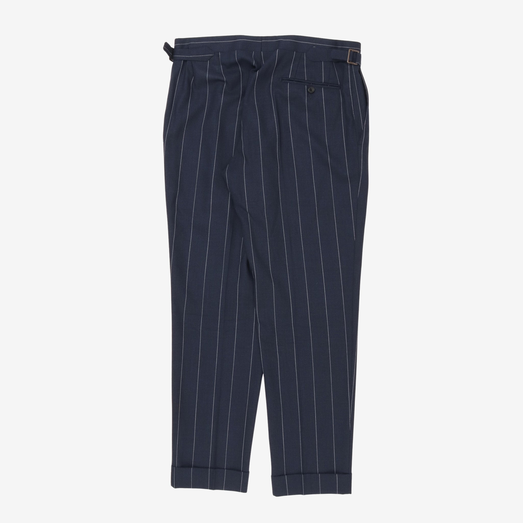 Pintstripe Wool Suit
