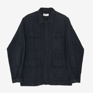 Linen Blend Chore Jacket