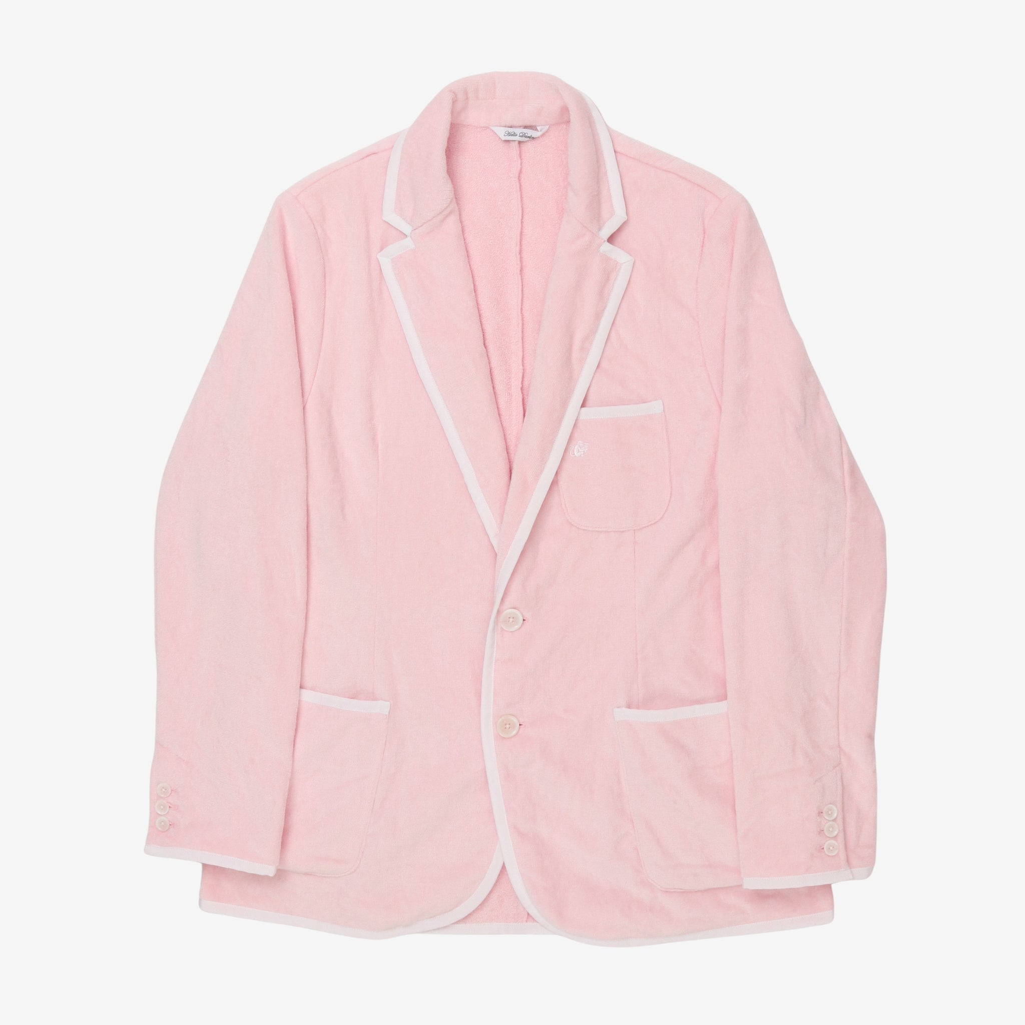 Terry Cloth Towelling Blazer