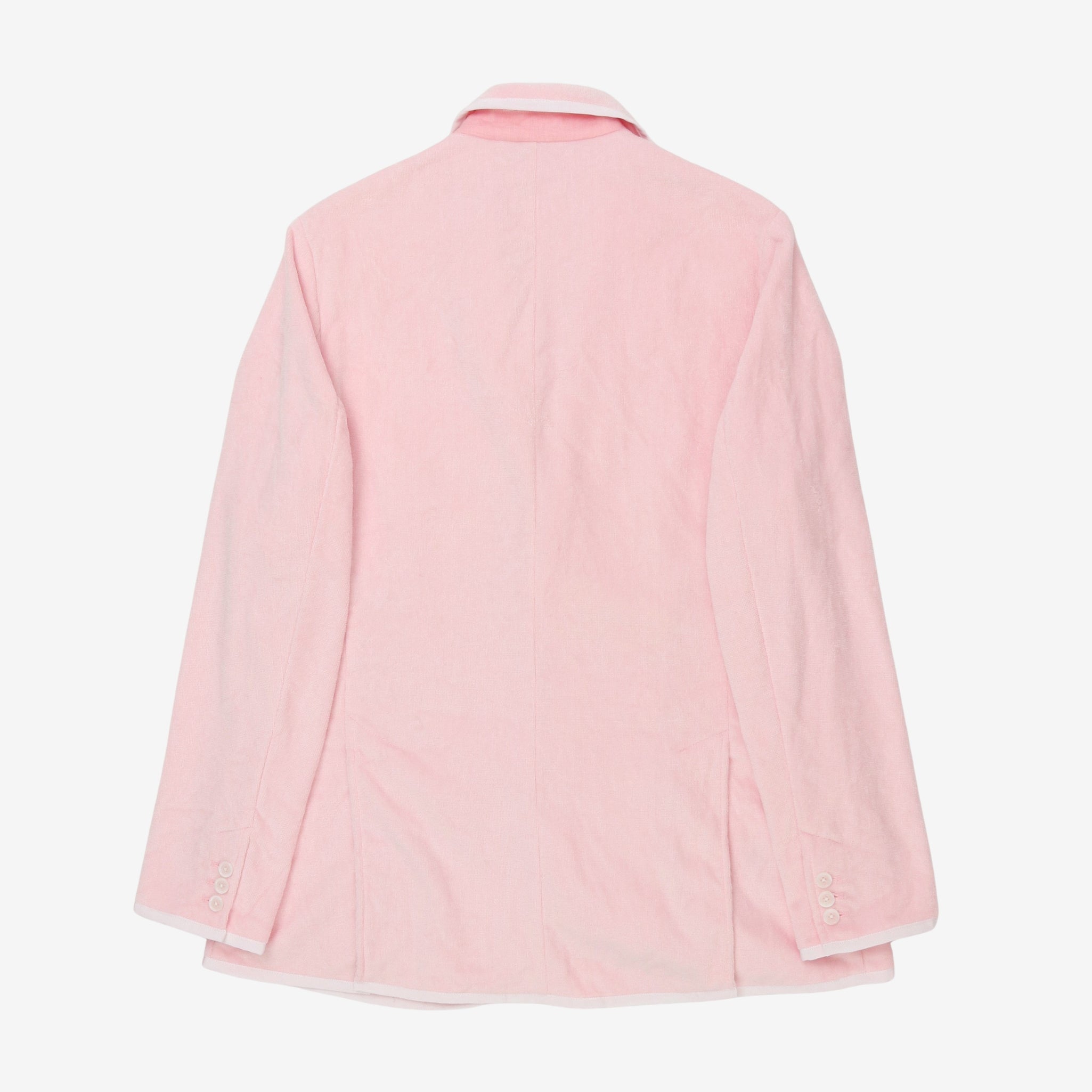 Terry Cloth Towelling Blazer