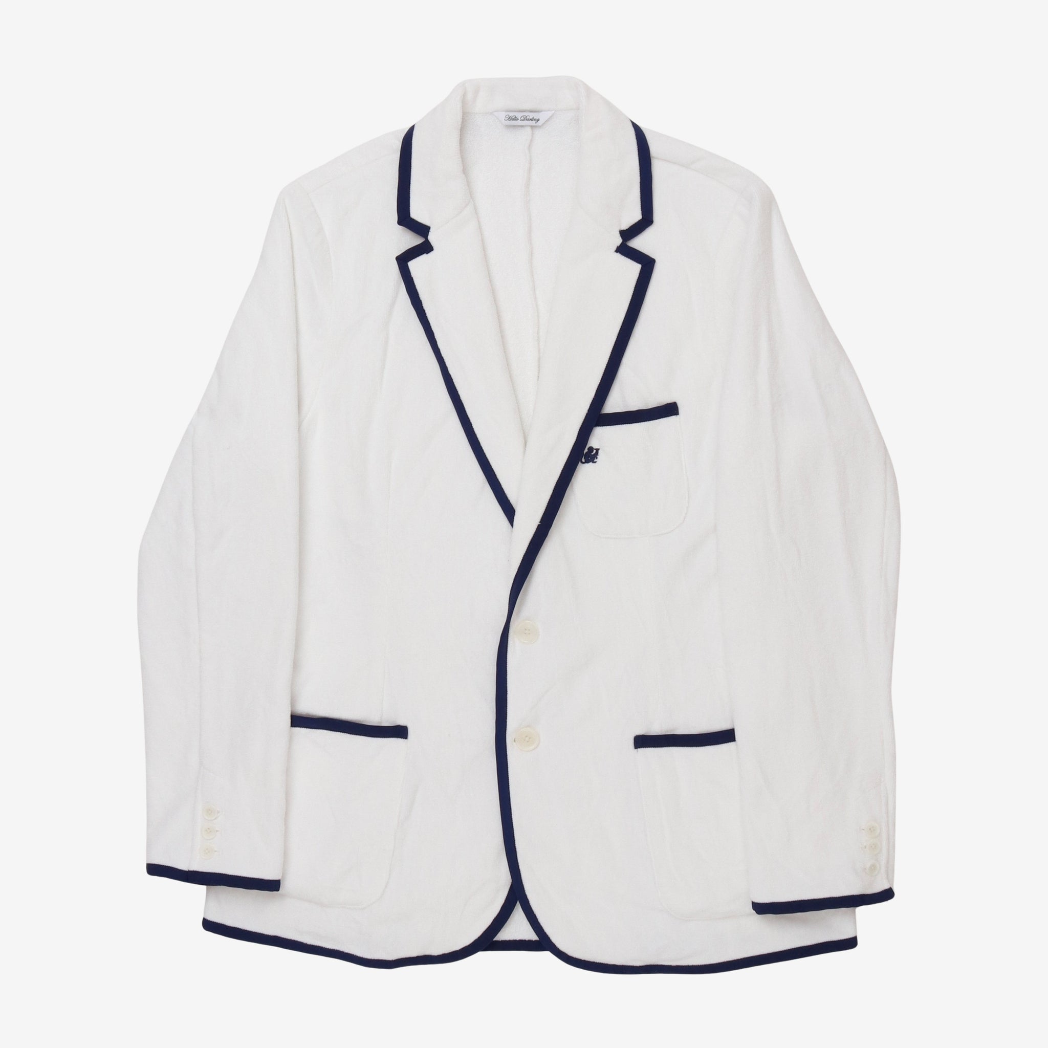 Terry Cloth Towelling Blazer